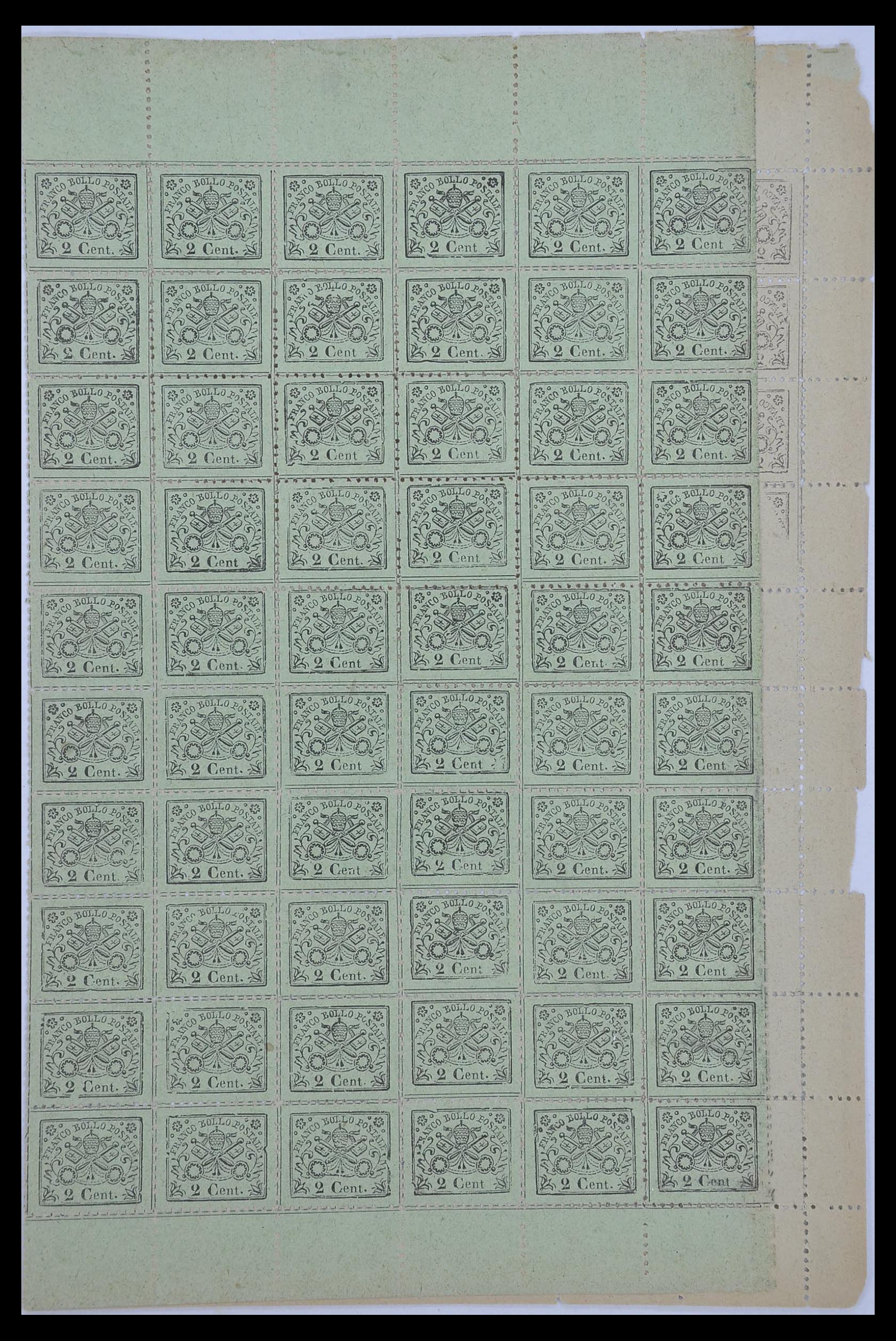33479 031 - Stamp collection 33479 Papal State 1852-1868.
