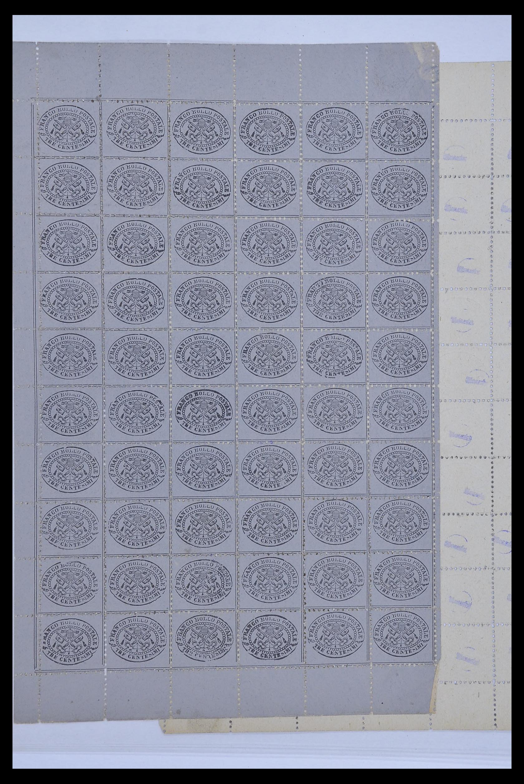 33479 032 - Stamp collection 33479 Papal State 1852-1868.