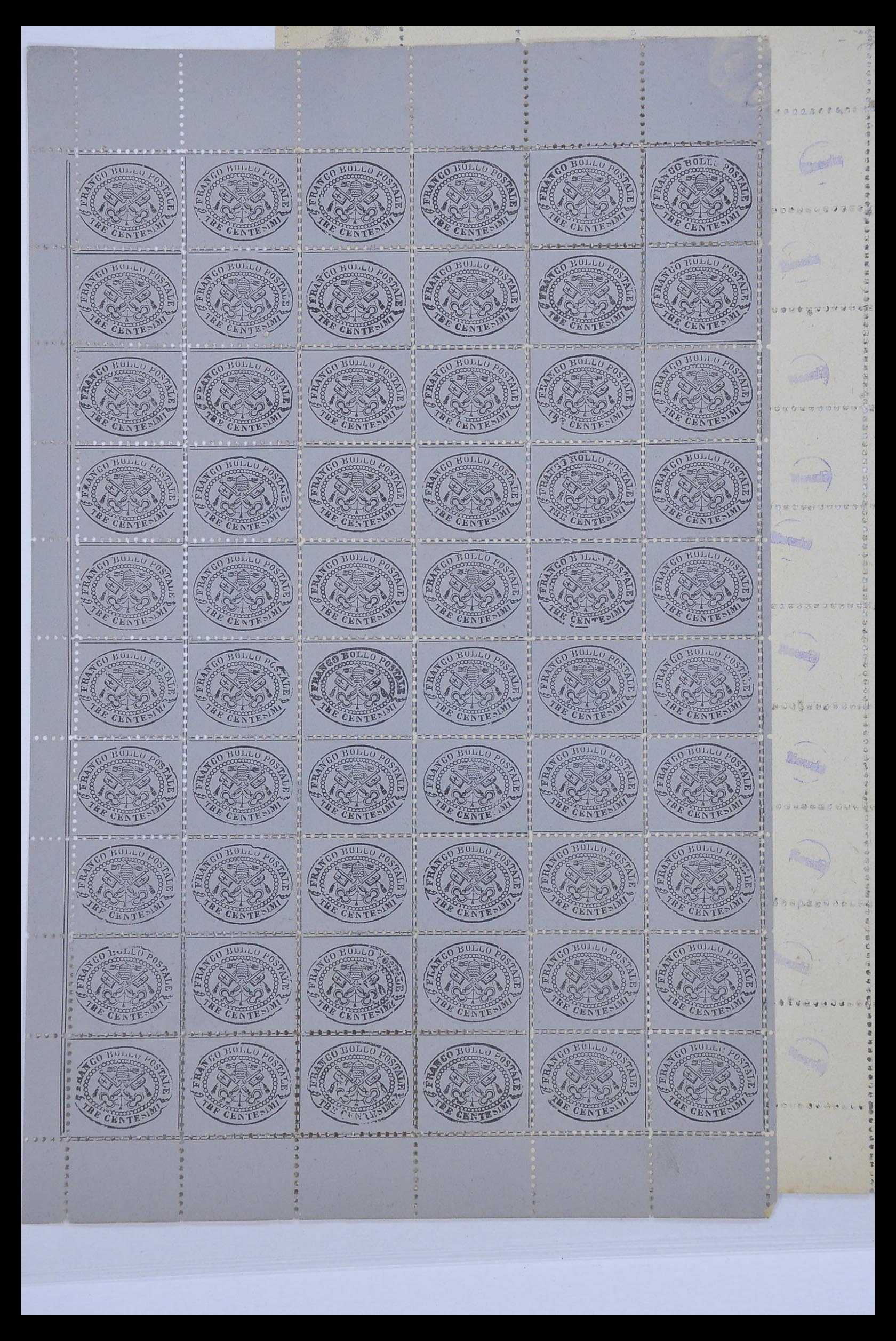 33479 033 - Stamp collection 33479 Papal State 1852-1868.