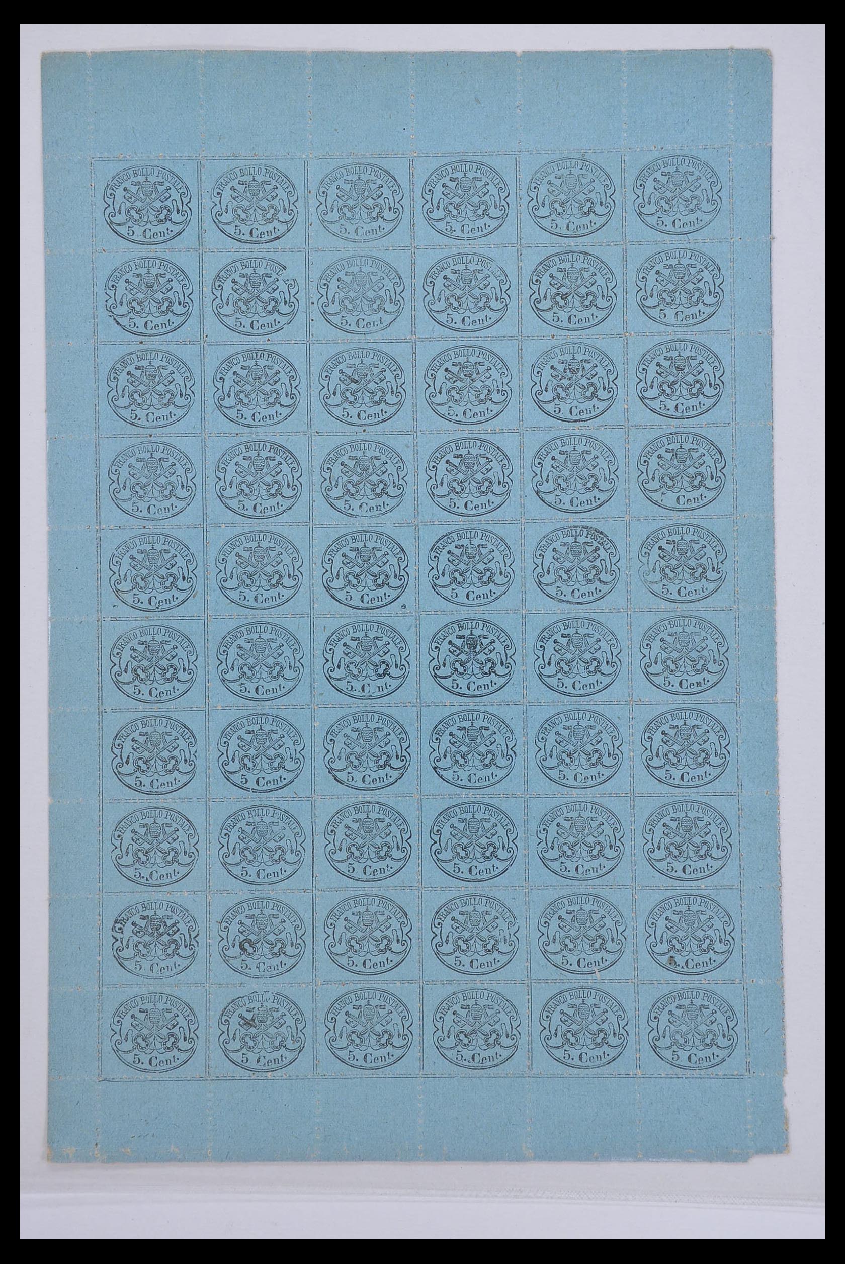 33479 036 - Stamp collection 33479 Papal State 1852-1868.