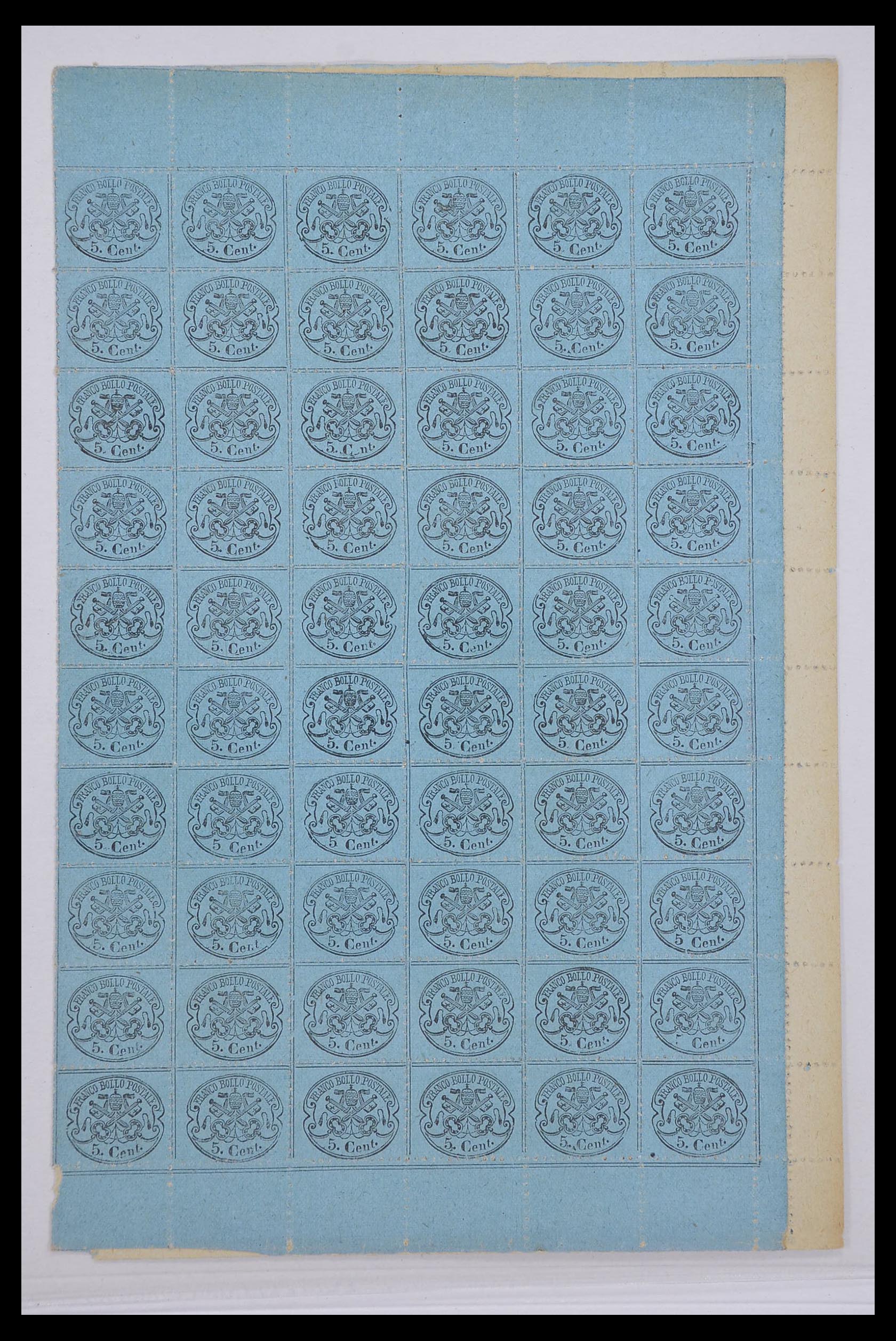 33479 037 - Stamp collection 33479 Papal State 1852-1868.