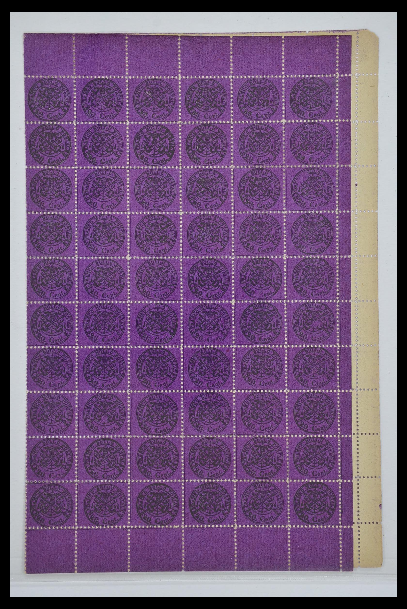 33479 041 - Stamp collection 33479 Papal State 1852-1868.