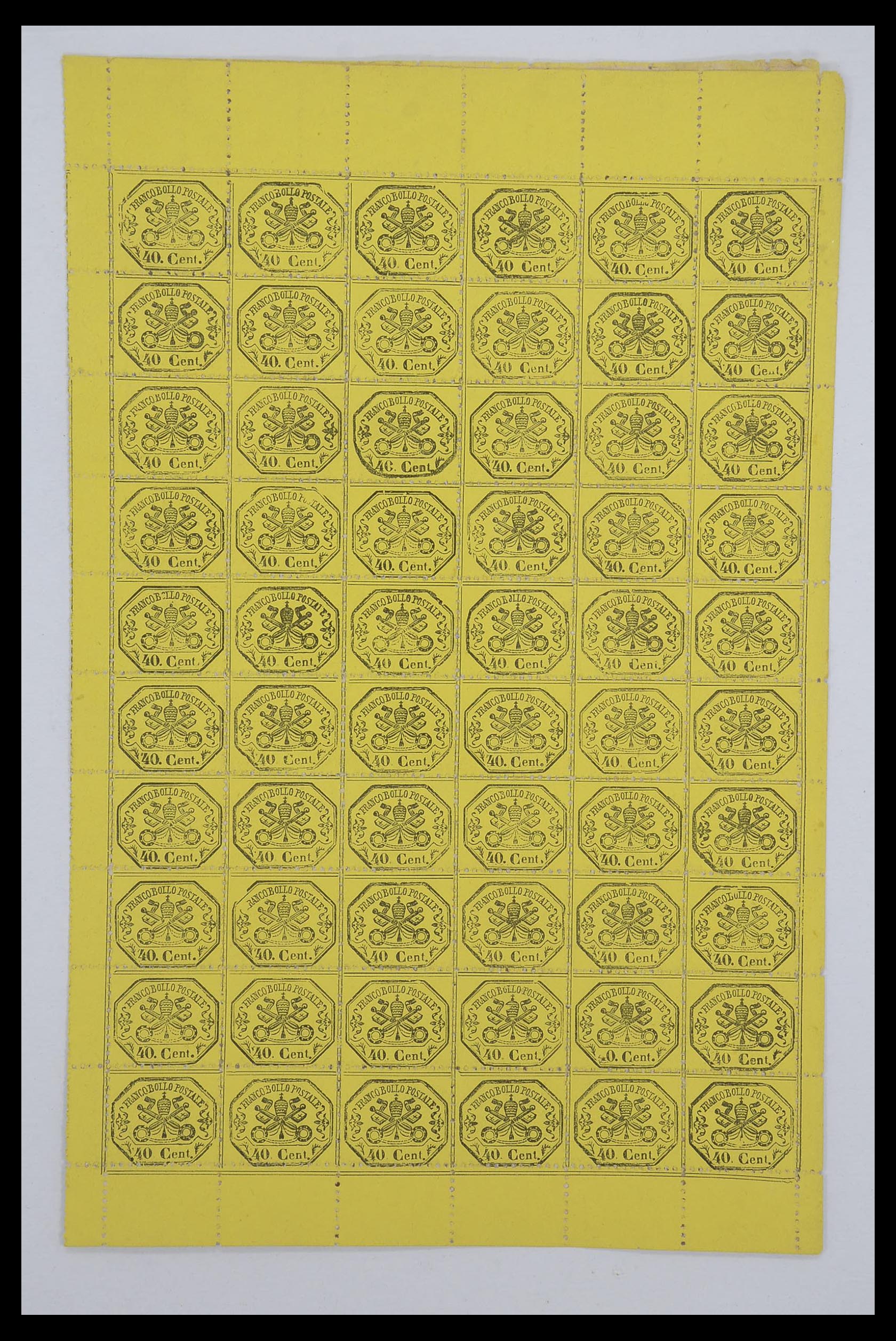 33479 043 - Stamp collection 33479 Papal State 1852-1868.