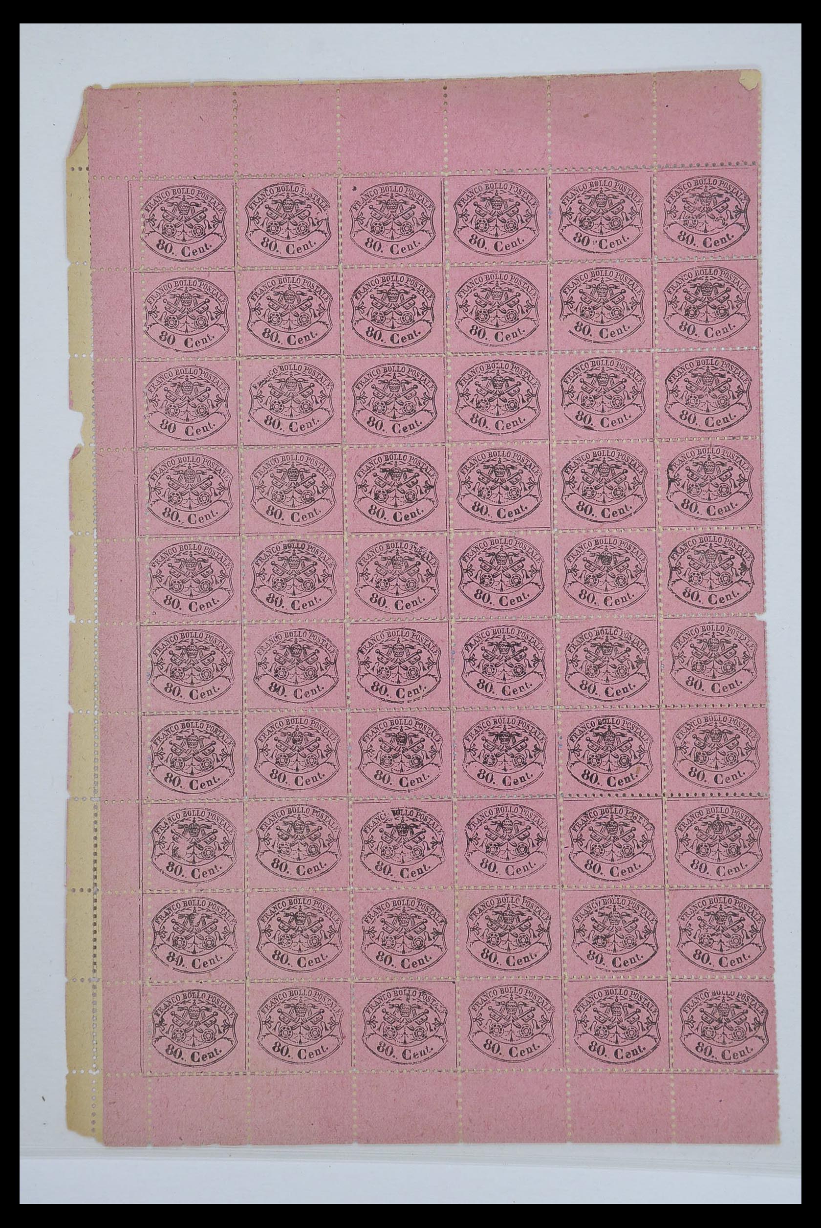 33479 044 - Stamp collection 33479 Papal State 1852-1868.