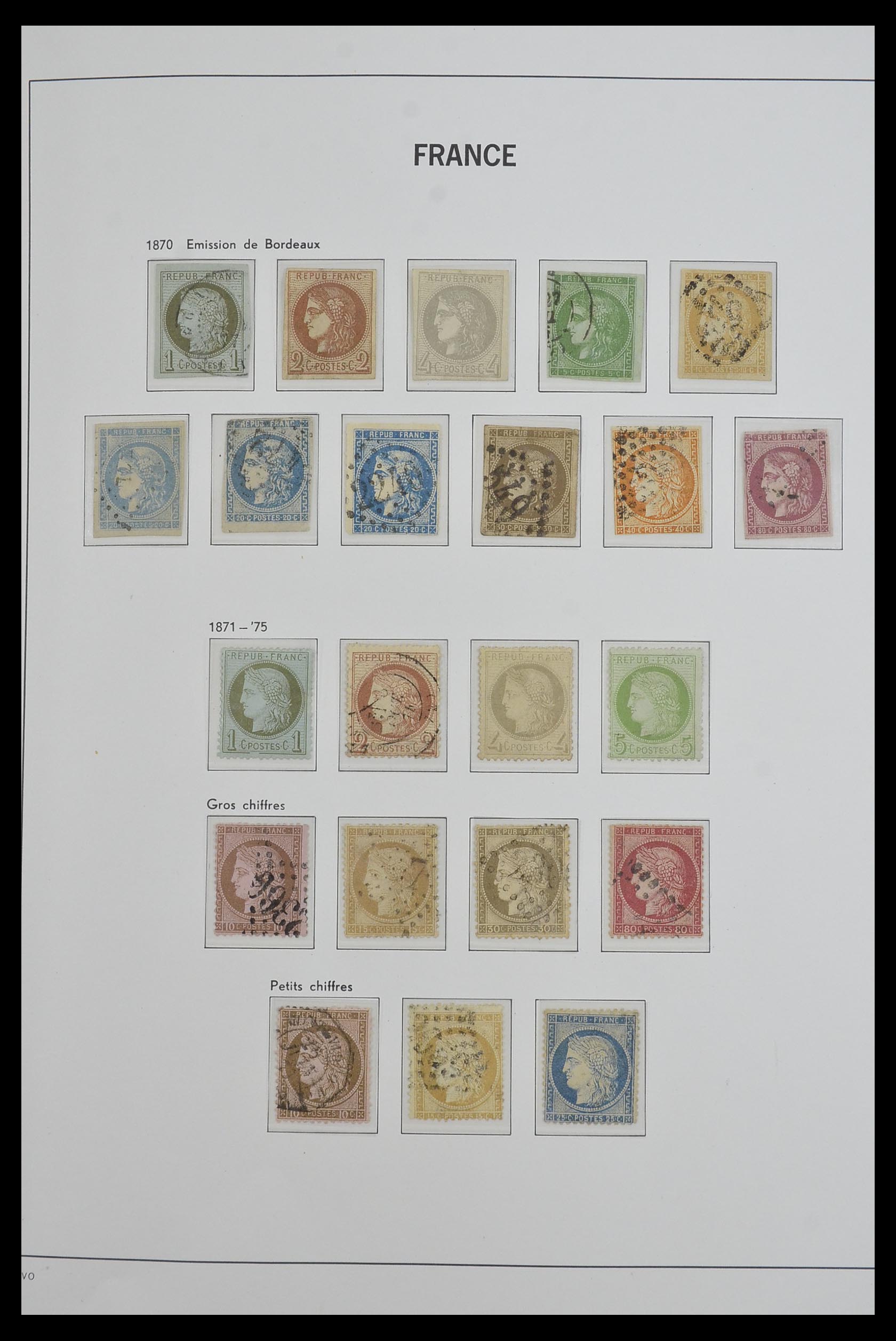 33480 003 - Postzegelverzameling 33480 Frankrijk 1849-1993.