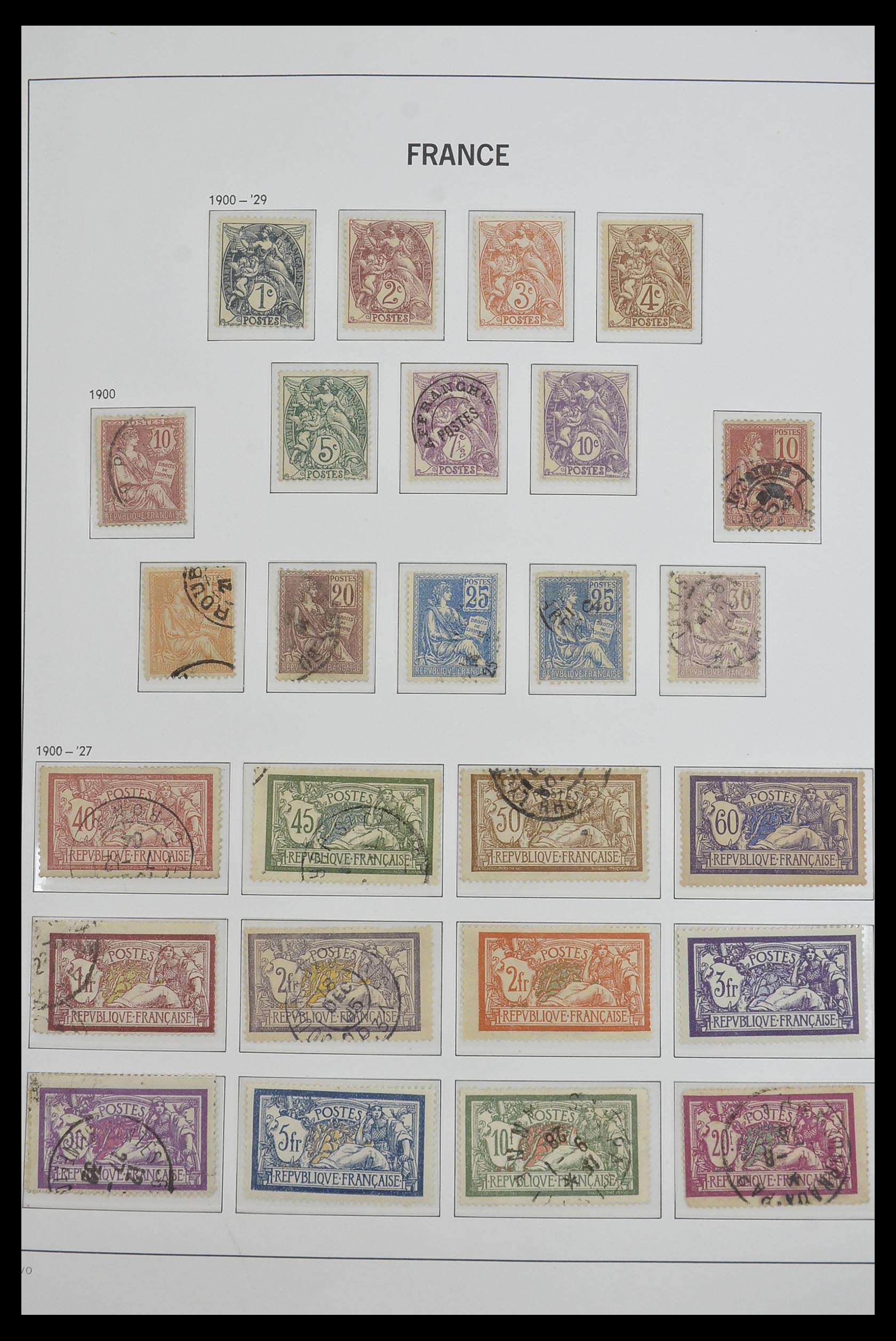 33480 006 - Postzegelverzameling 33480 Frankrijk 1849-1993.