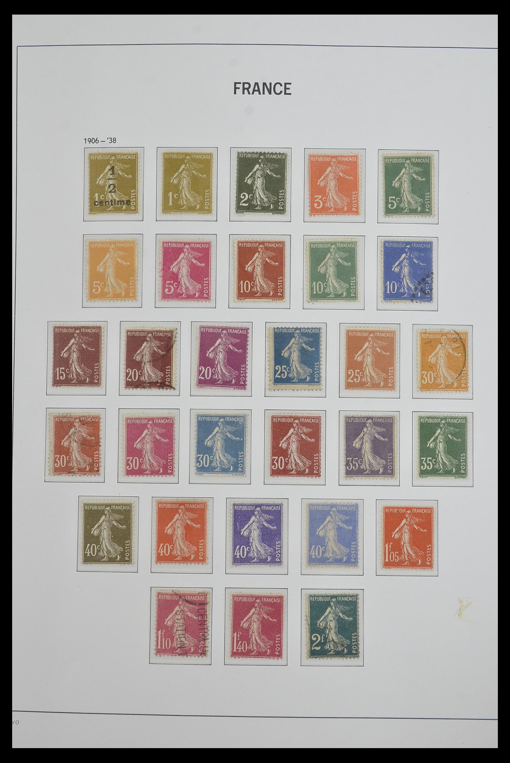 33480 008 - Postzegelverzameling 33480 Frankrijk 1849-1993.
