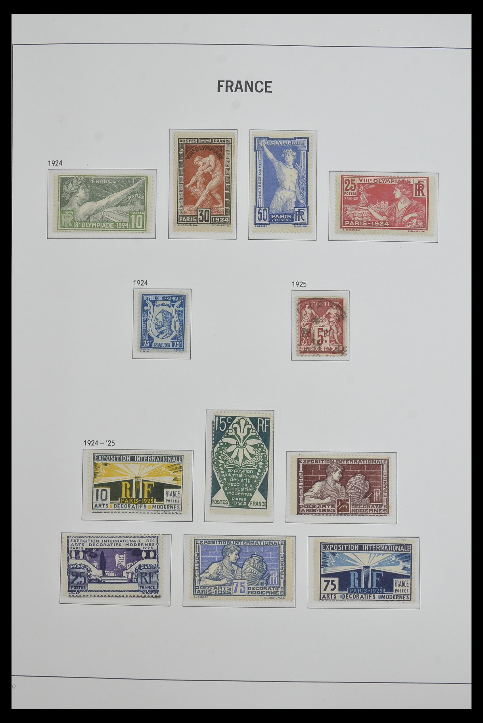 33480 011 - Postzegelverzameling 33480 Frankrijk 1849-1993.