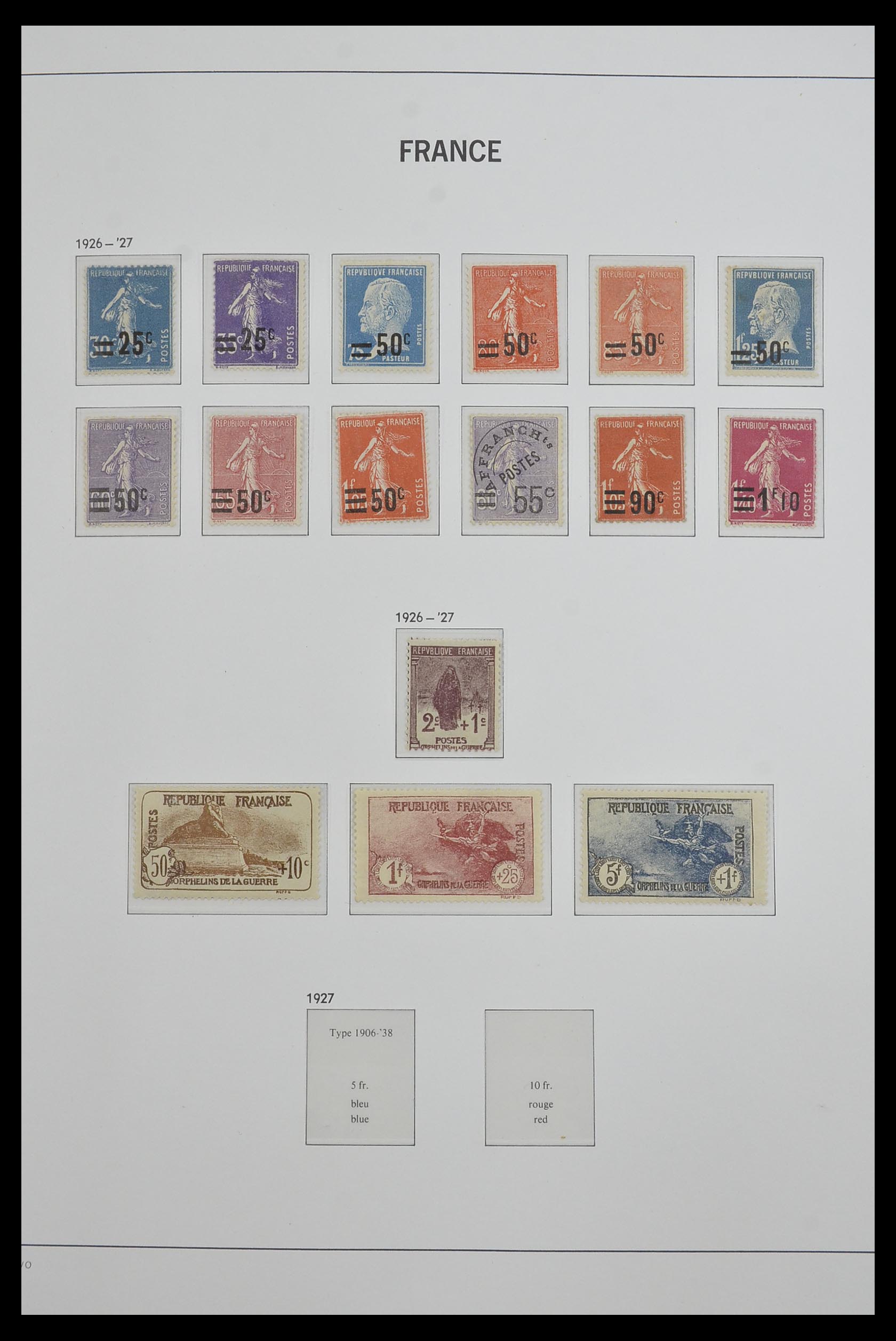 33480 012 - Postzegelverzameling 33480 Frankrijk 1849-1993.
