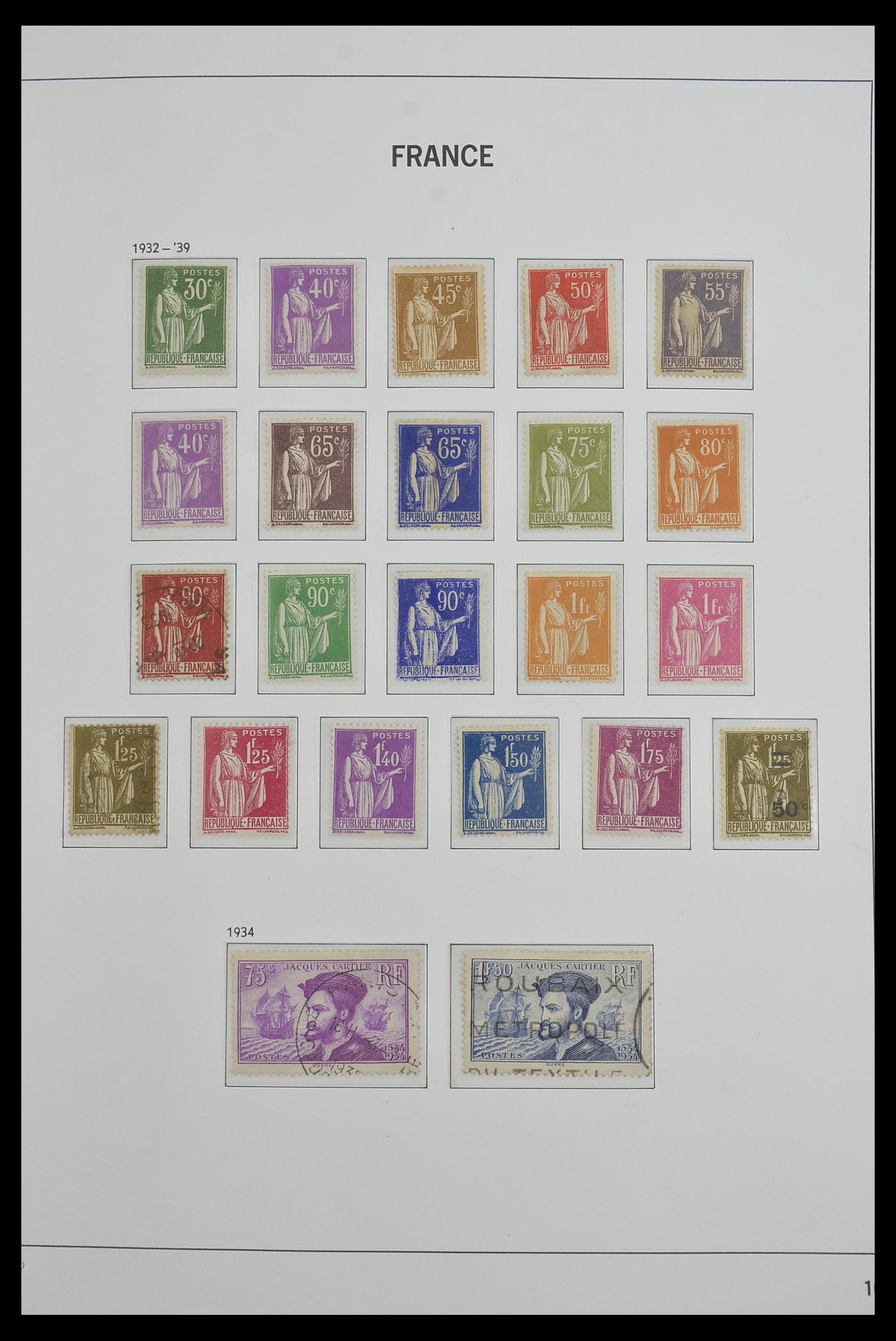 33480 016 - Postzegelverzameling 33480 Frankrijk 1849-1993.