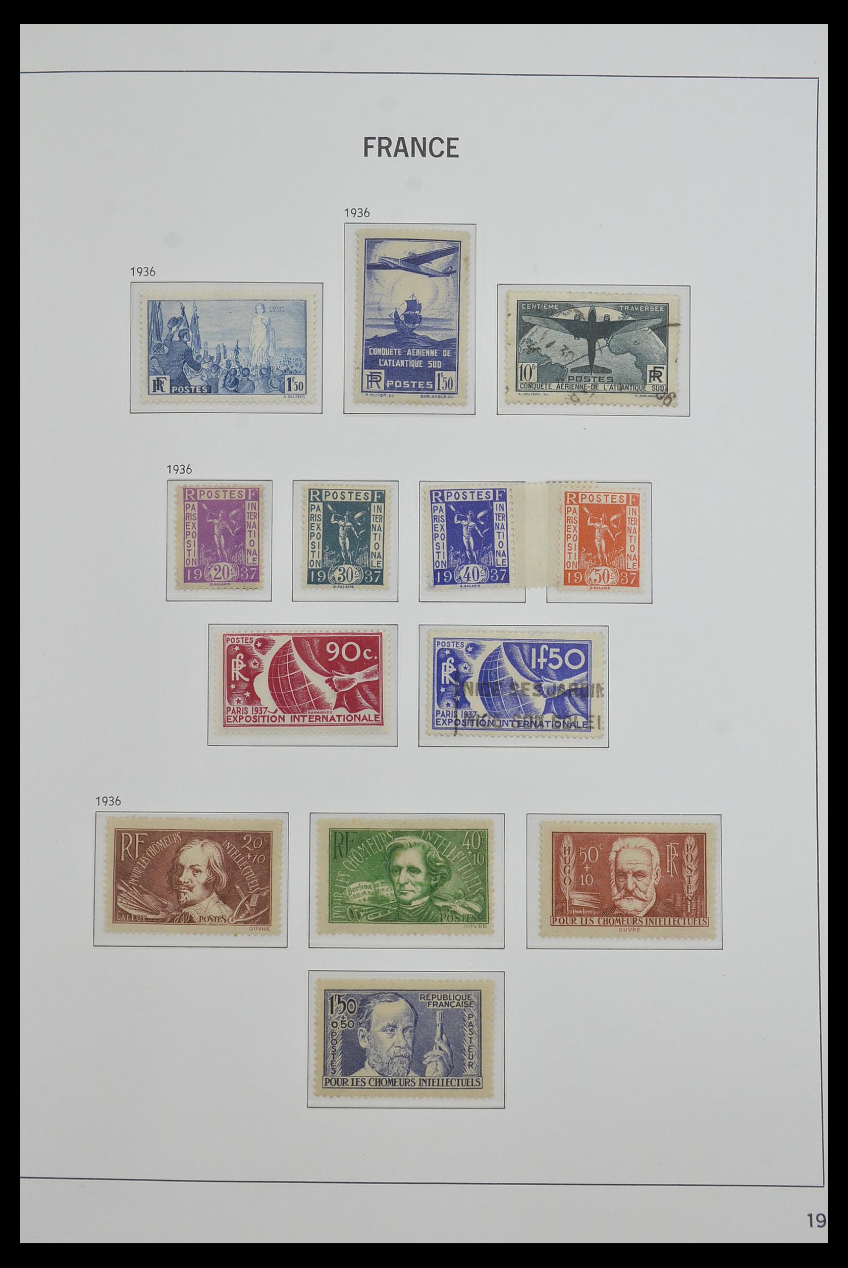 33480 019 - Postzegelverzameling 33480 Frankrijk 1849-1993.