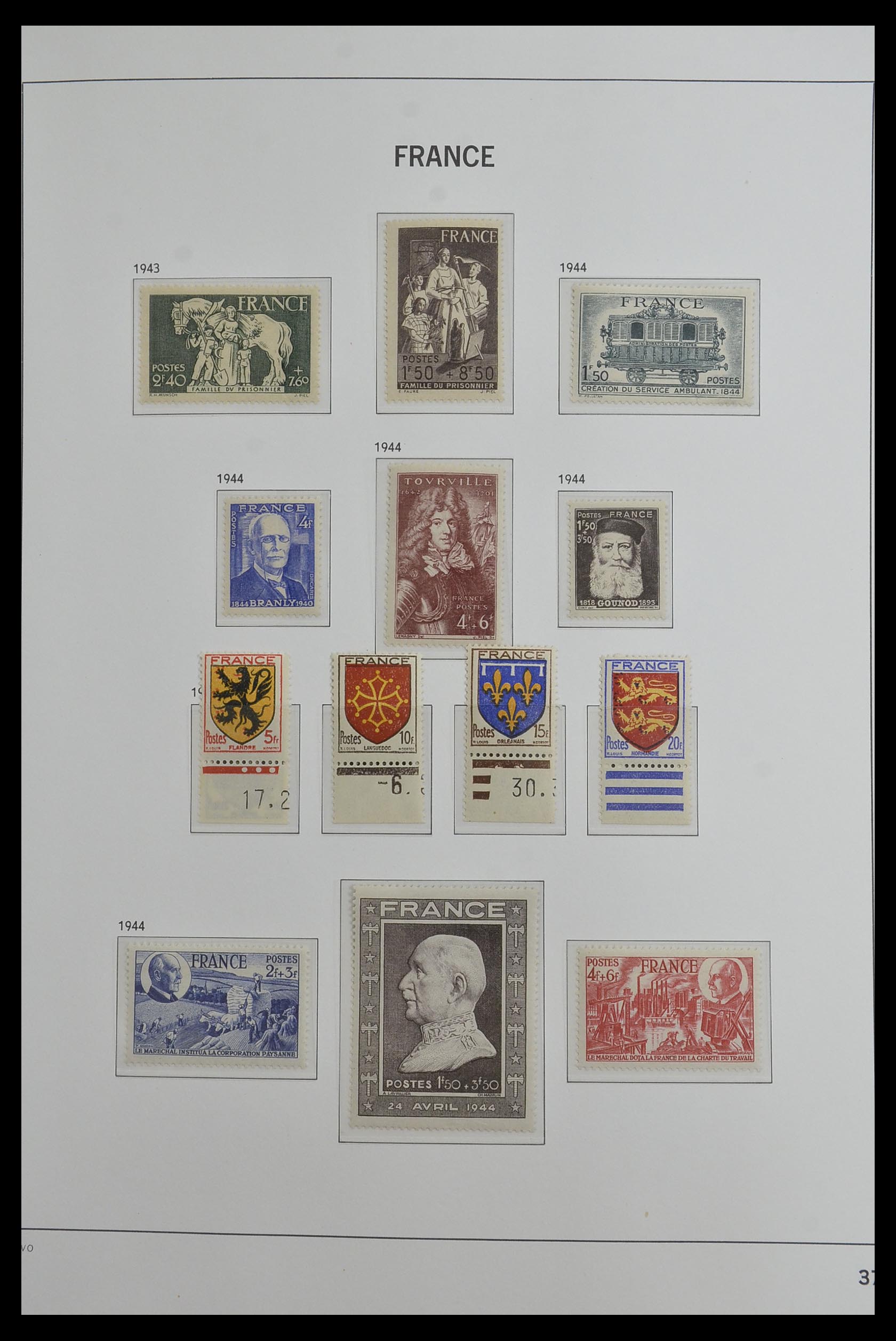 33480 037 - Postzegelverzameling 33480 Frankrijk 1849-1993.