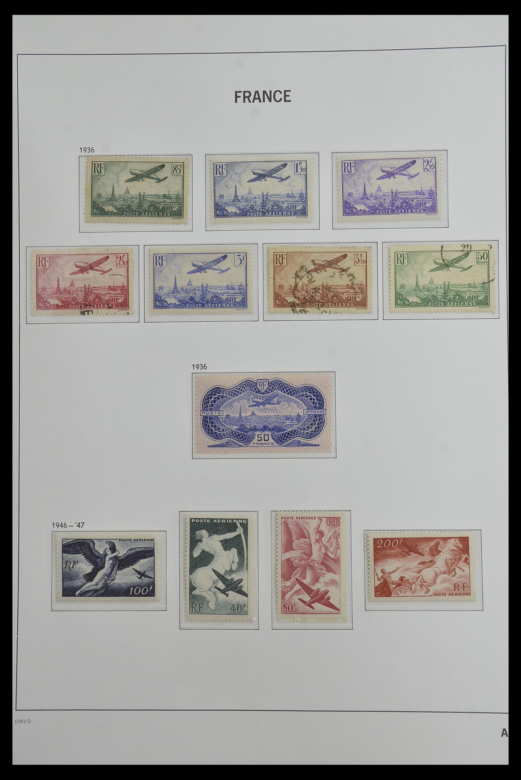 33480 055 - Postzegelverzameling 33480 Frankrijk 1849-1993.