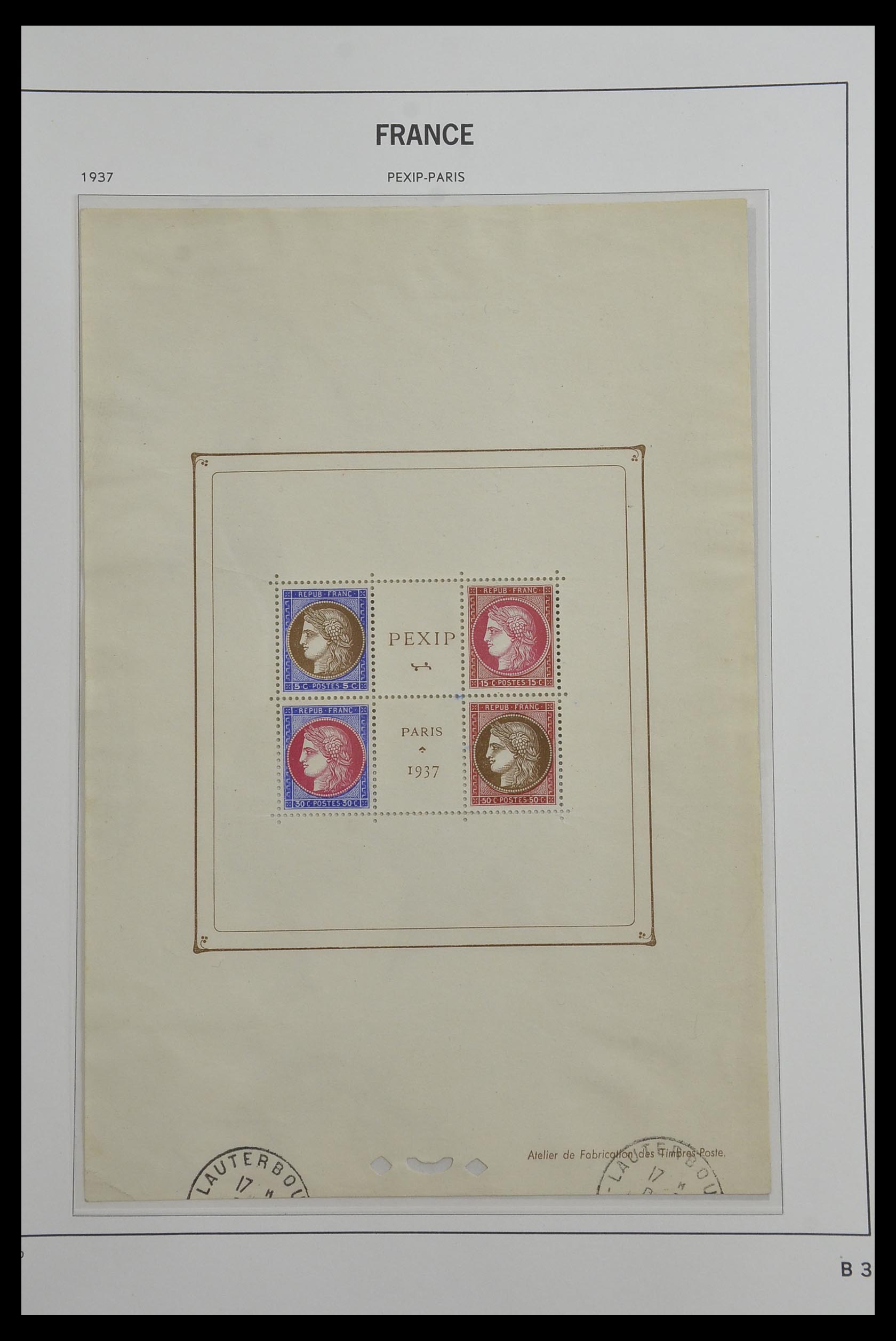 33480 059 - Postzegelverzameling 33480 Frankrijk 1849-1993.