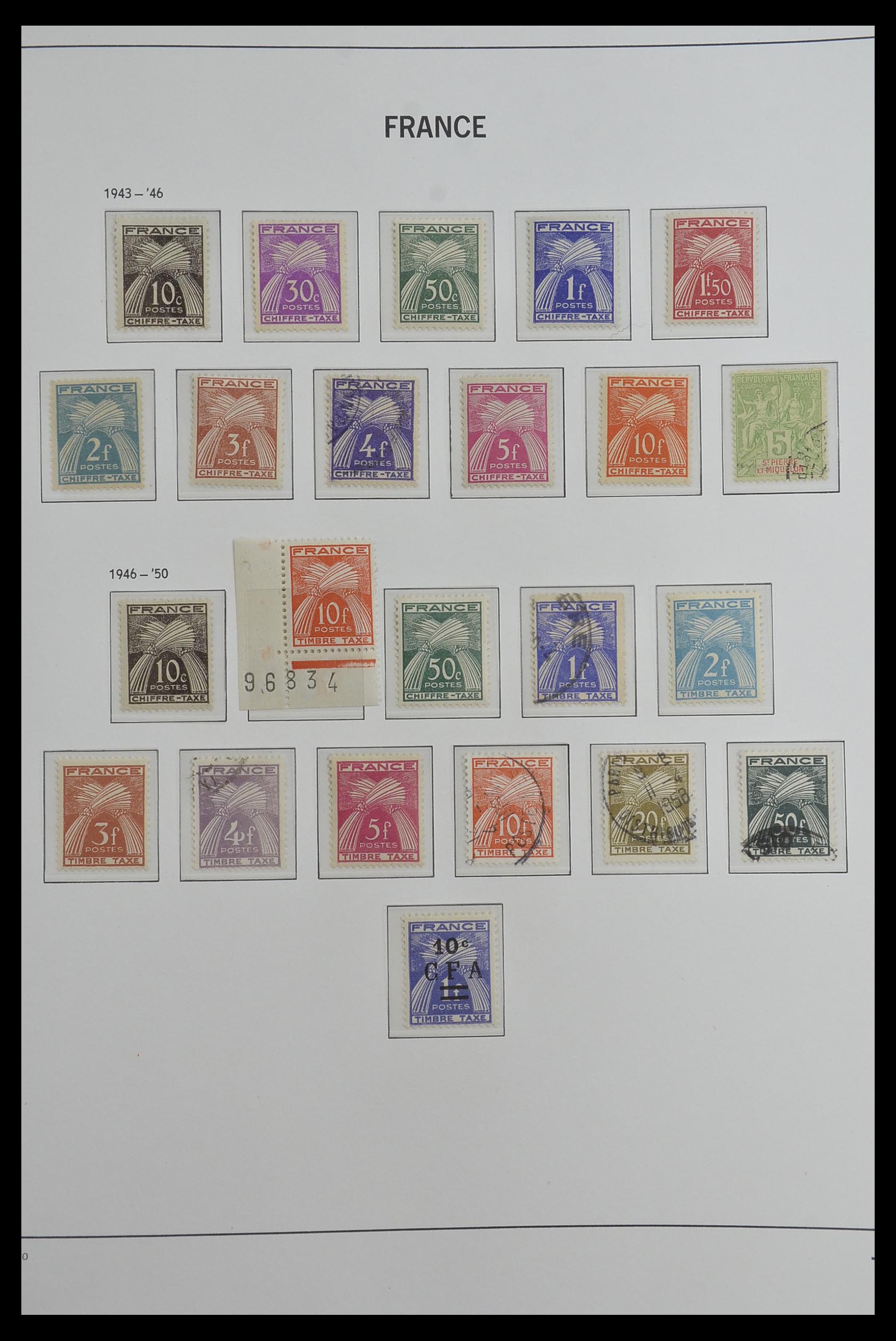 33480 064 - Stamp collection 33480 France 1849-1993.