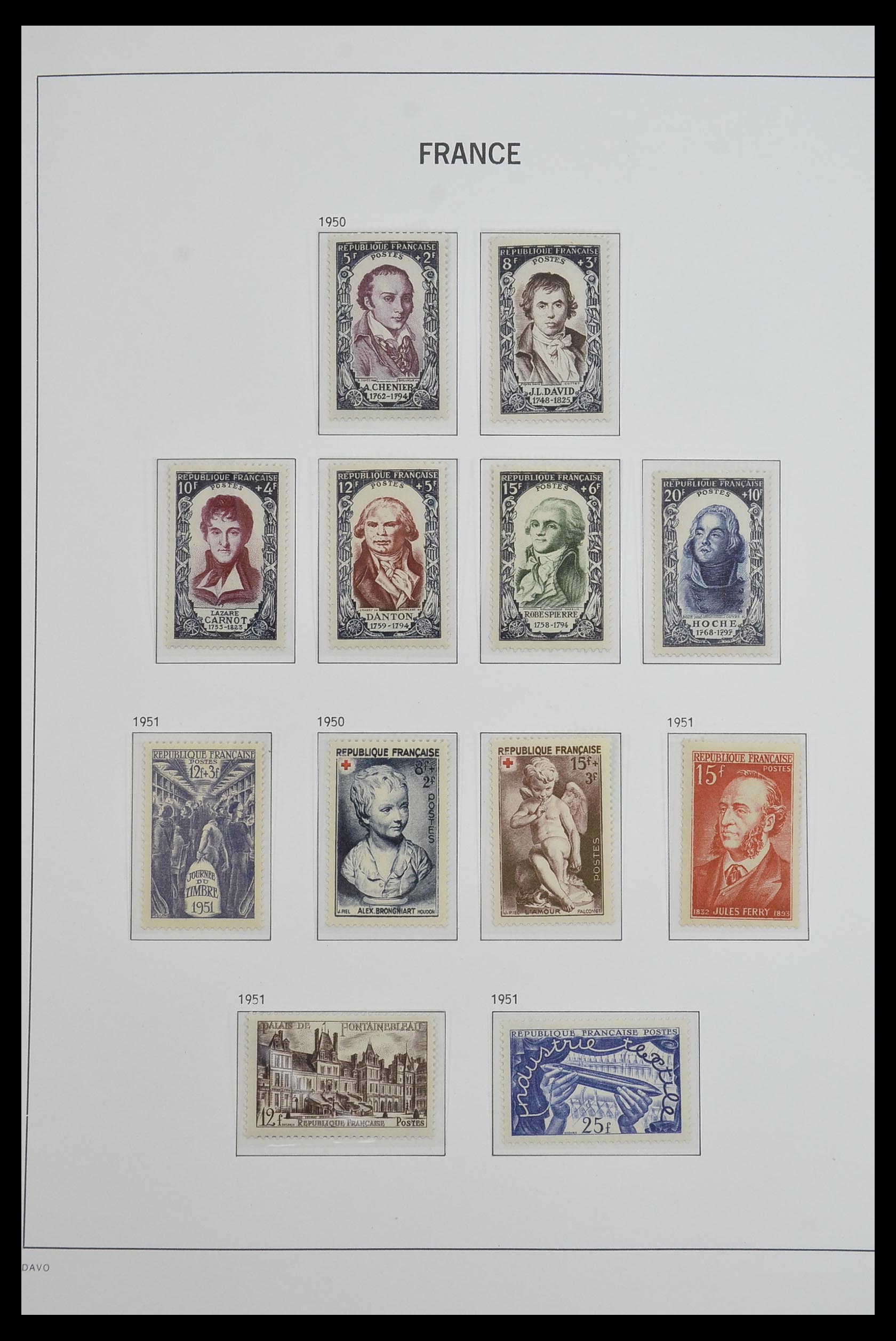 33480 066 - Stamp collection 33480 France 1849-1993.