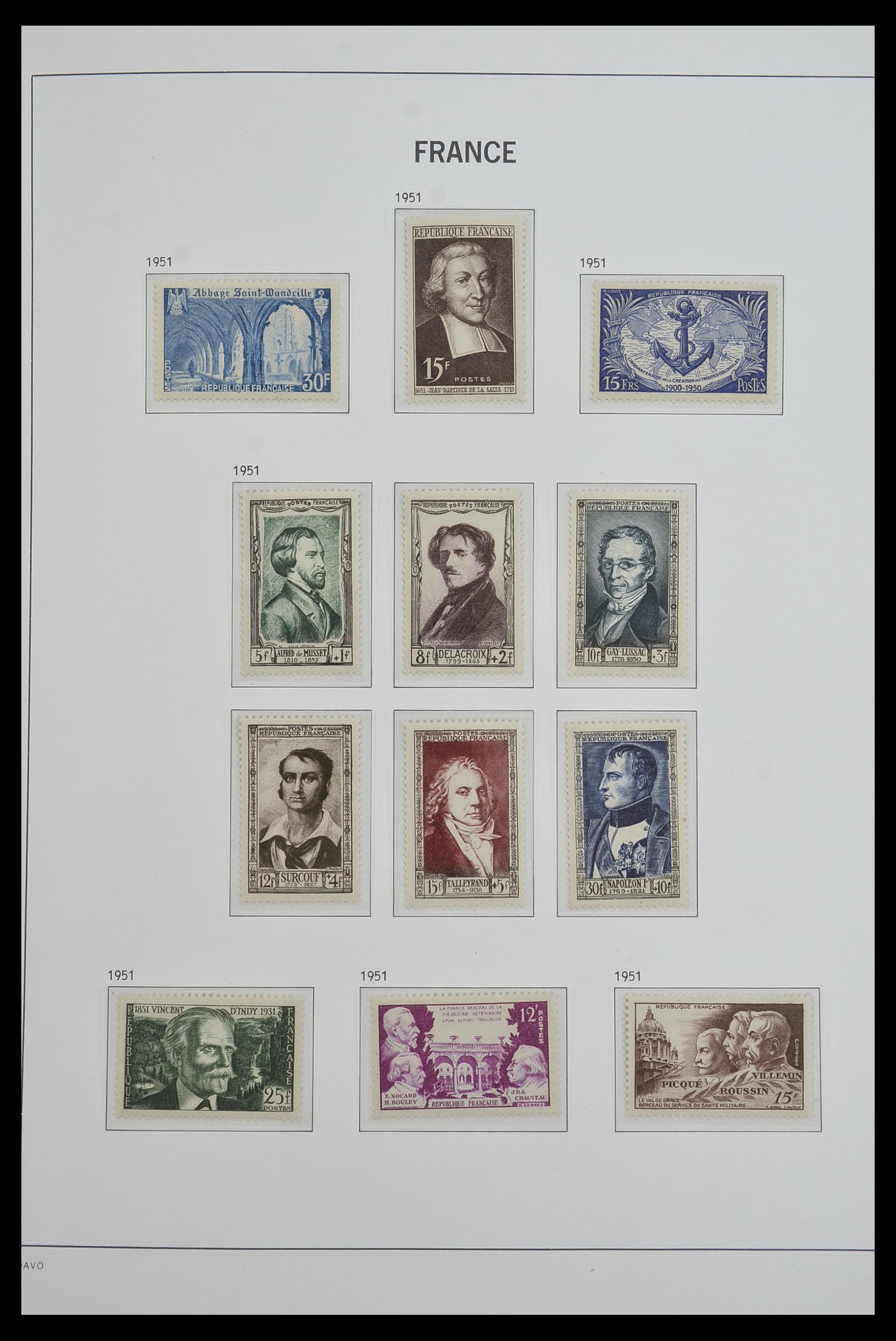 33480 067 - Stamp collection 33480 France 1849-1993.