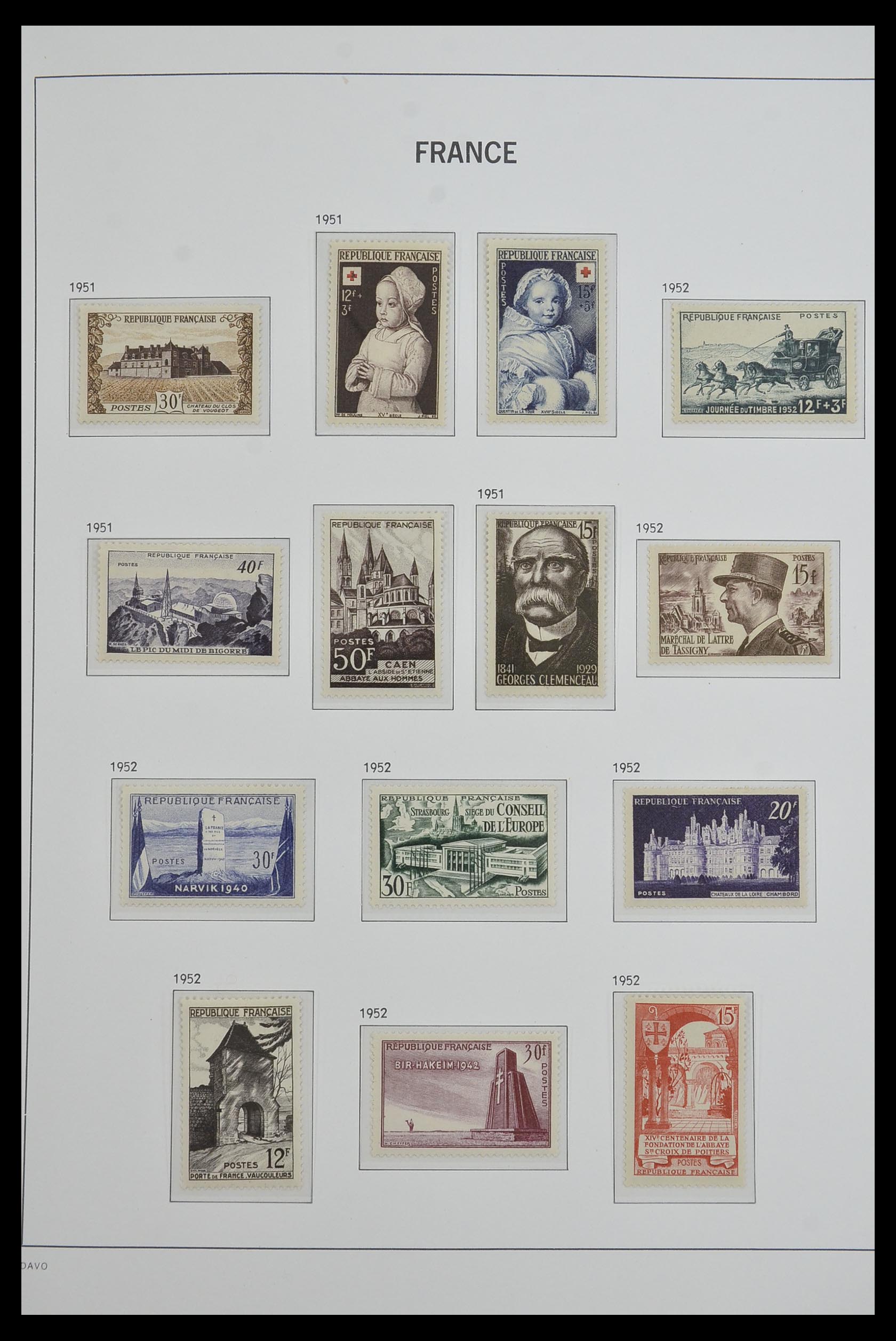 33480 069 - Stamp collection 33480 France 1849-1993.