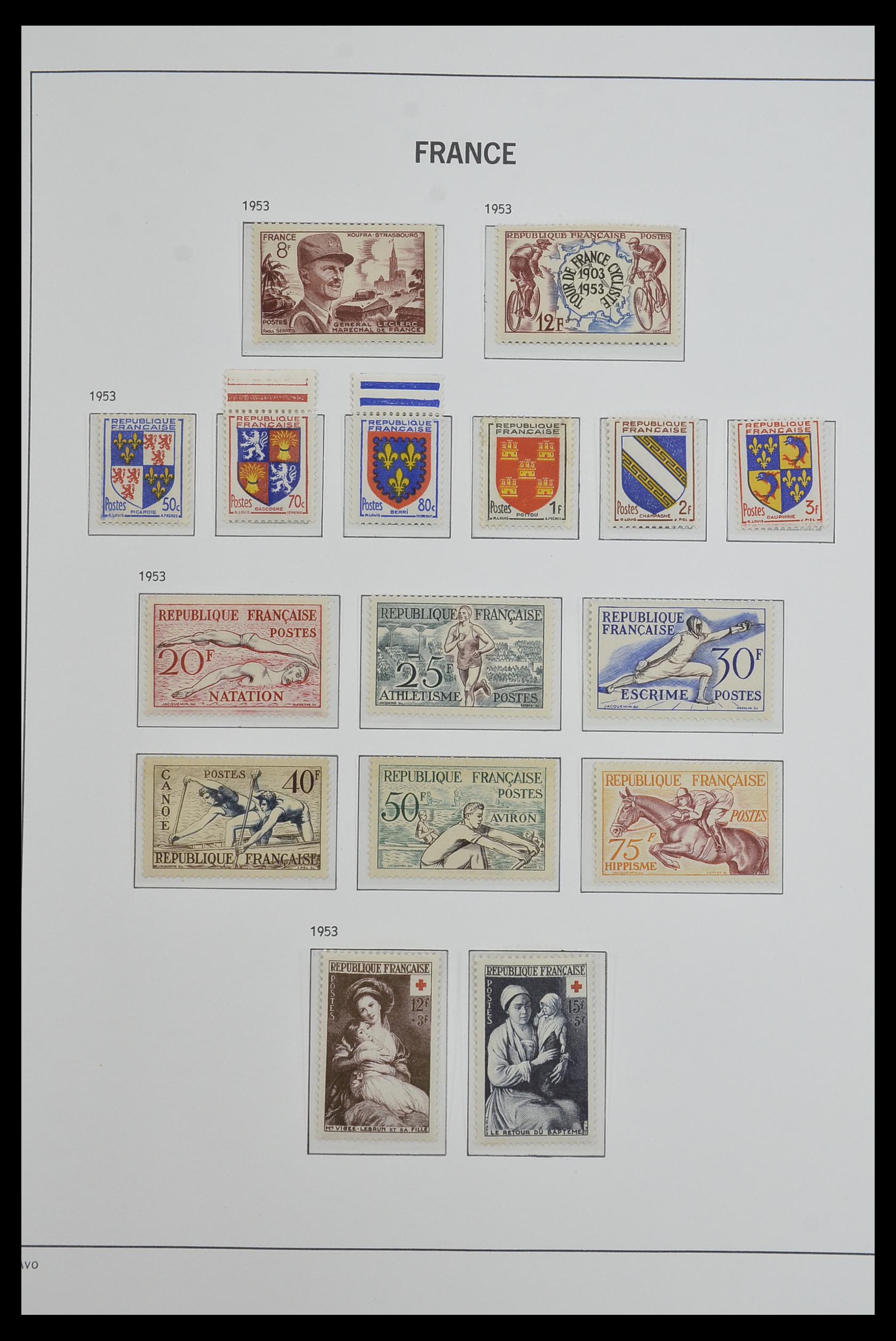 33480 072 - Stamp collection 33480 France 1849-1993.