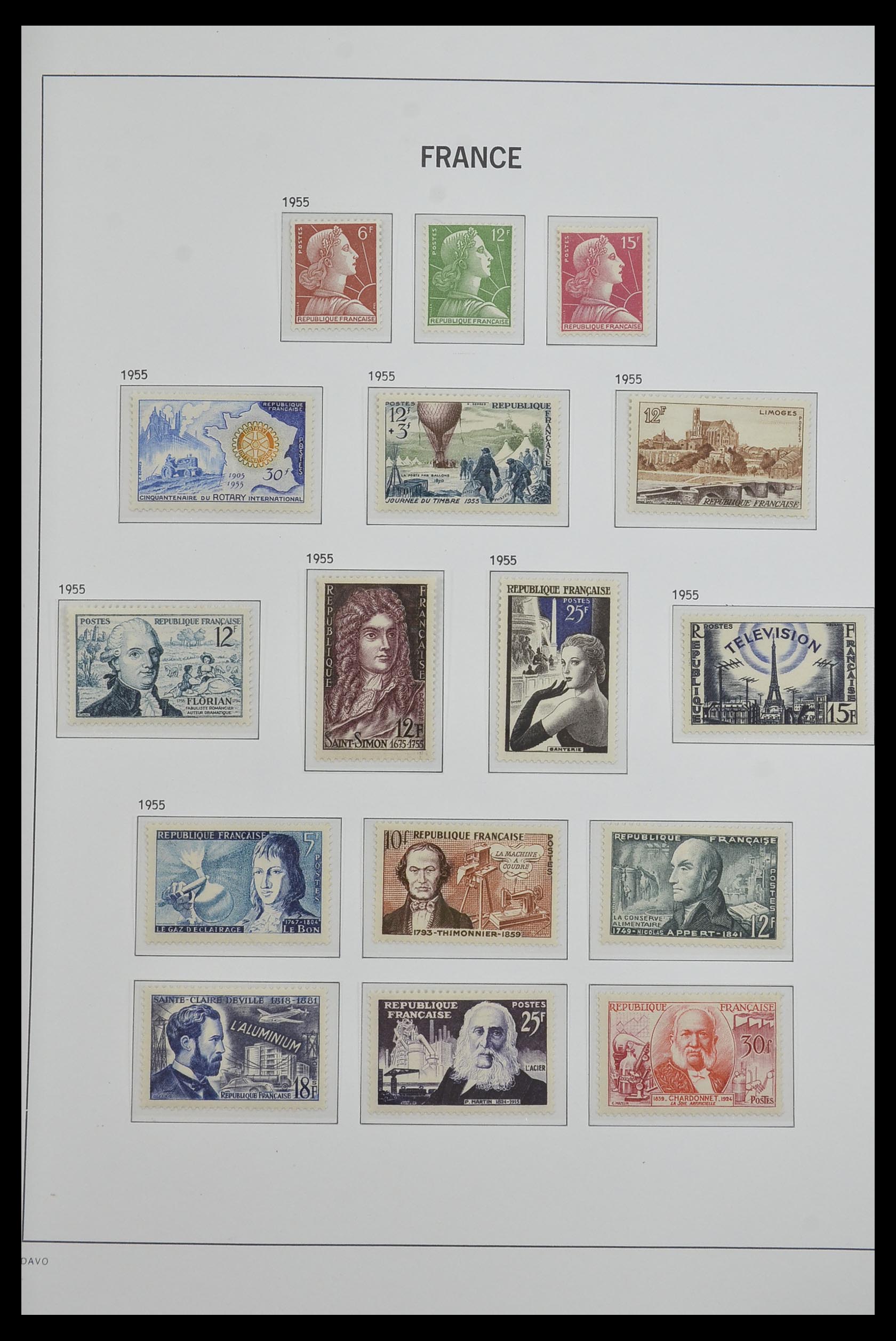 33480 076 - Stamp collection 33480 France 1849-1993.