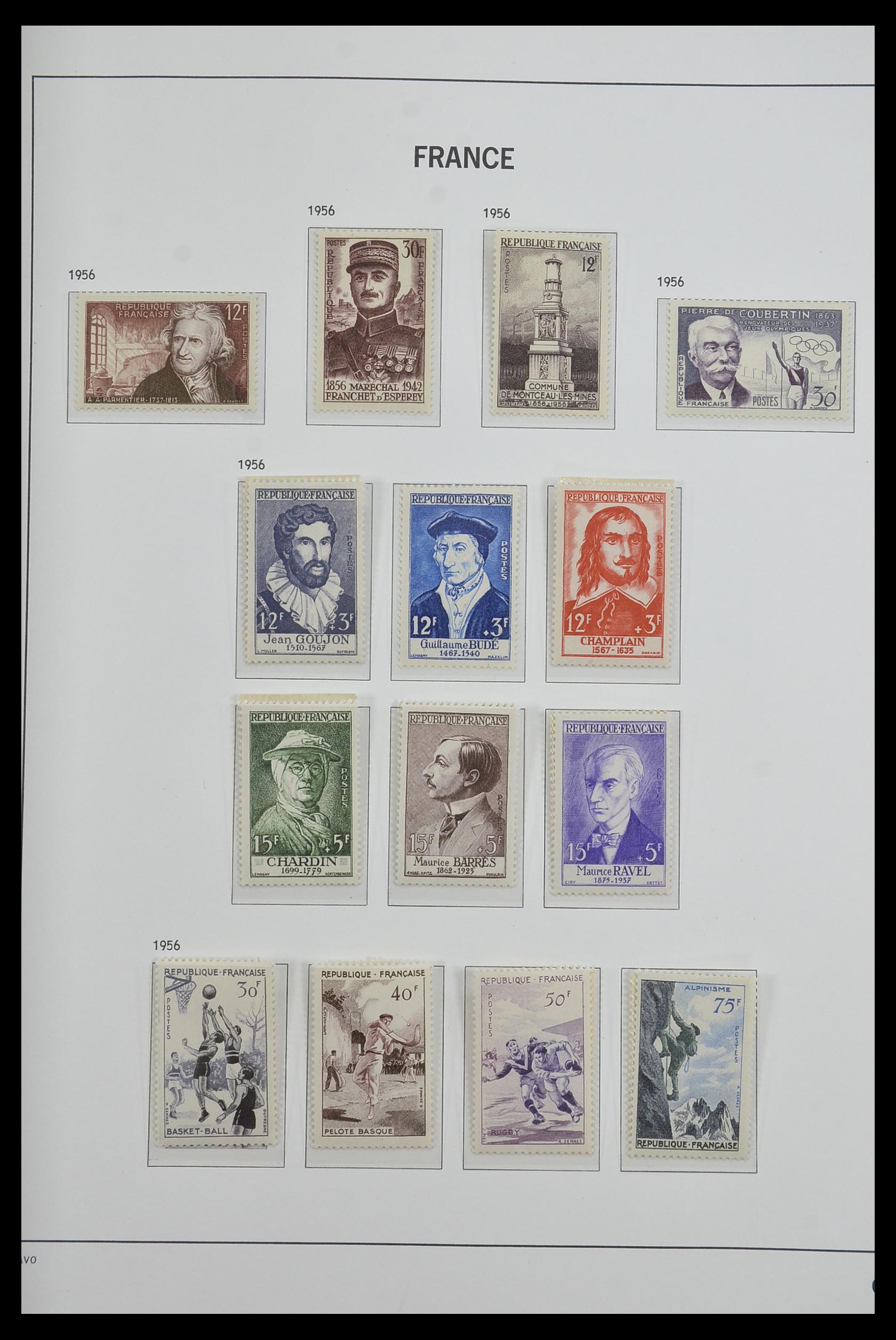33480 080 - Stamp collection 33480 France 1849-1993.