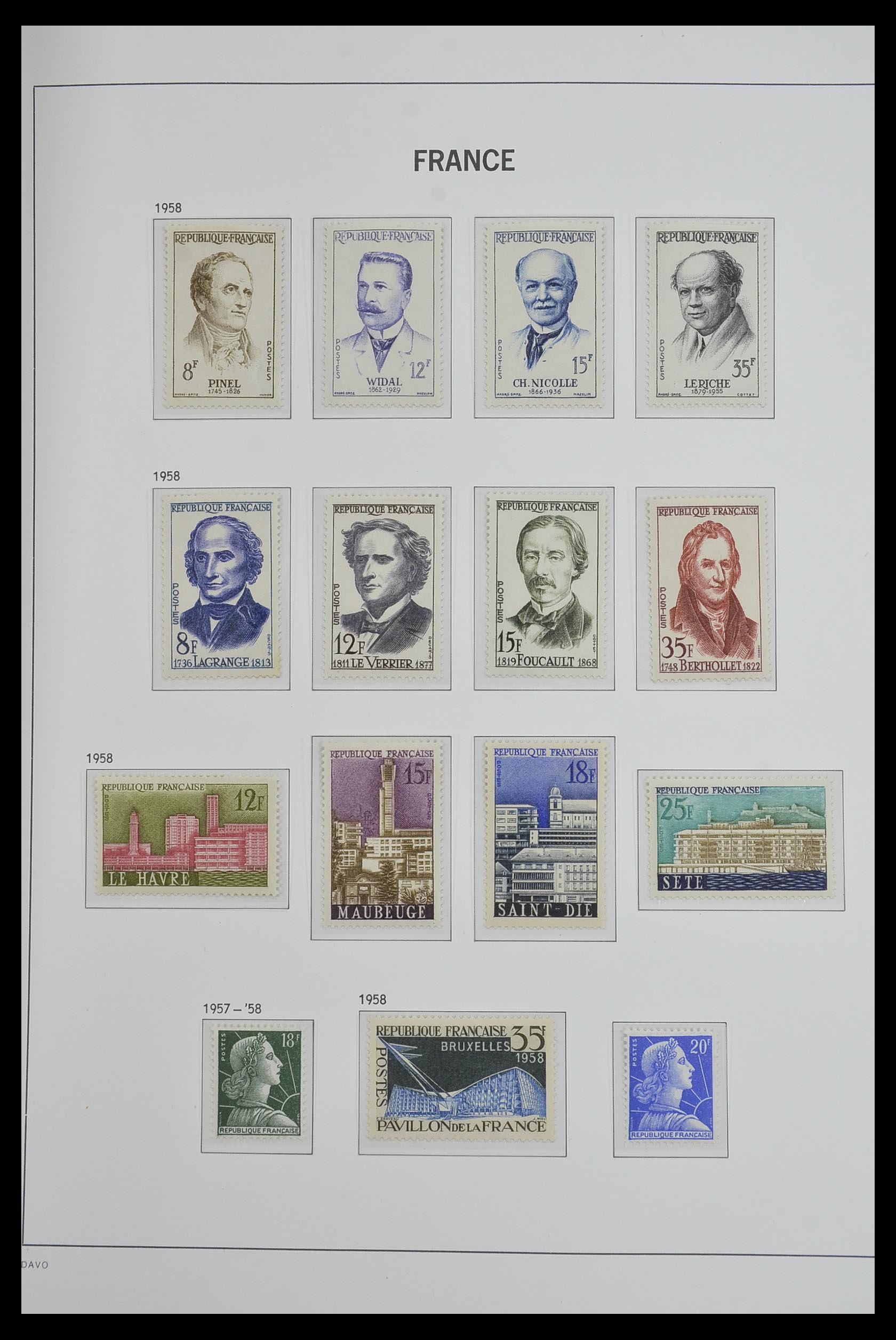 33480 086 - Stamp collection 33480 France 1849-1993.