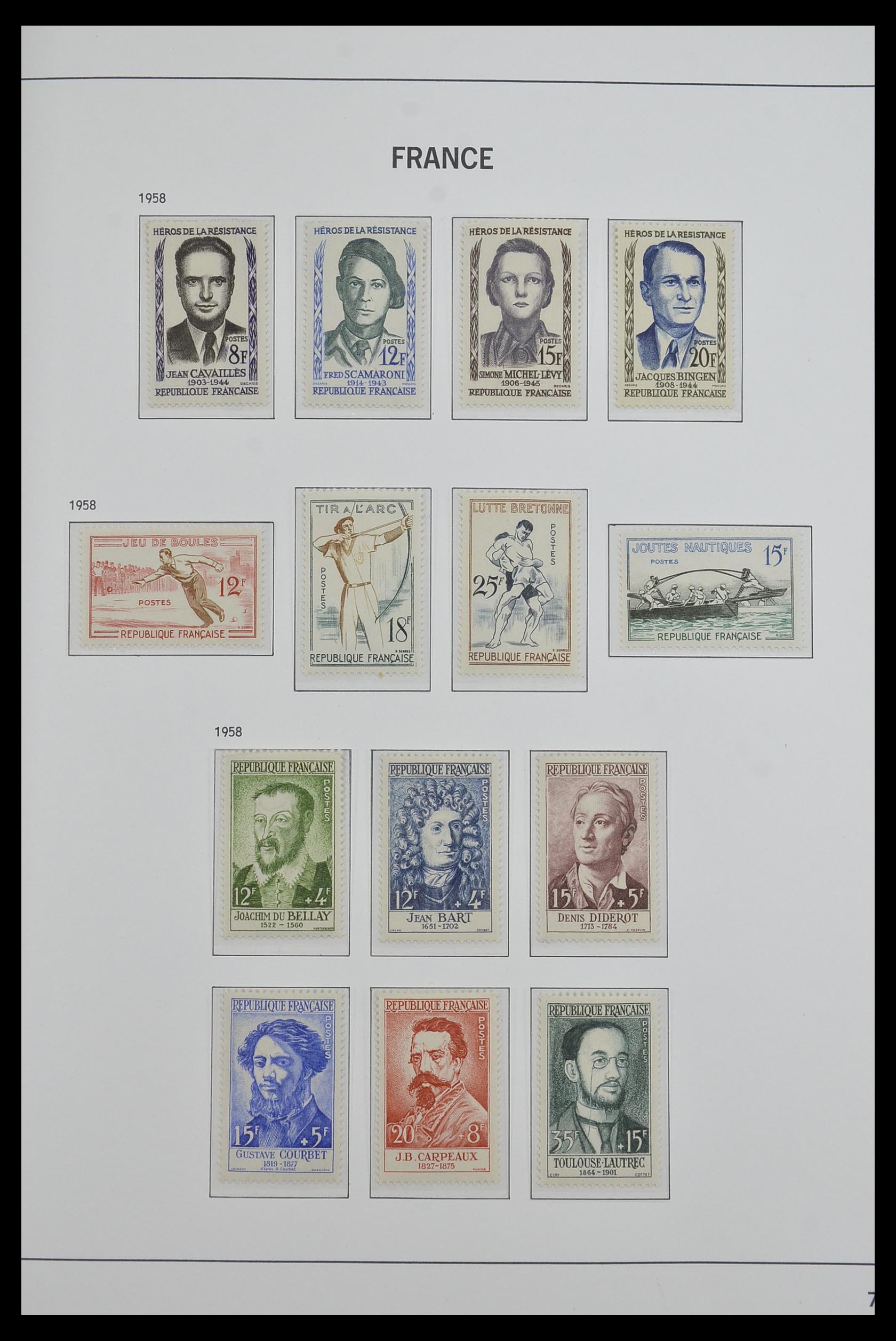 33480 087 - Stamp collection 33480 France 1849-1993.