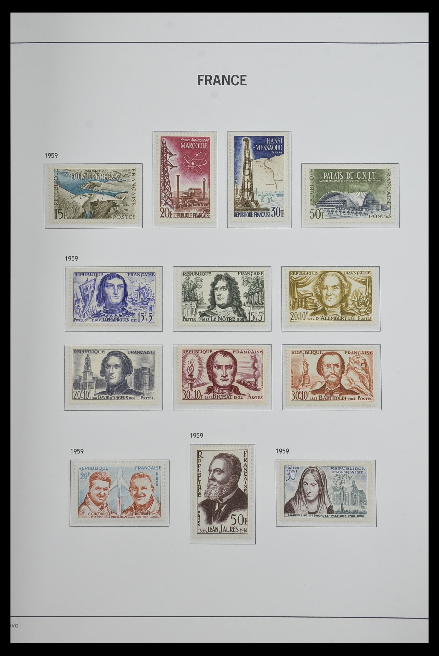 33480 090 - Stamp collection 33480 France 1849-1993.
