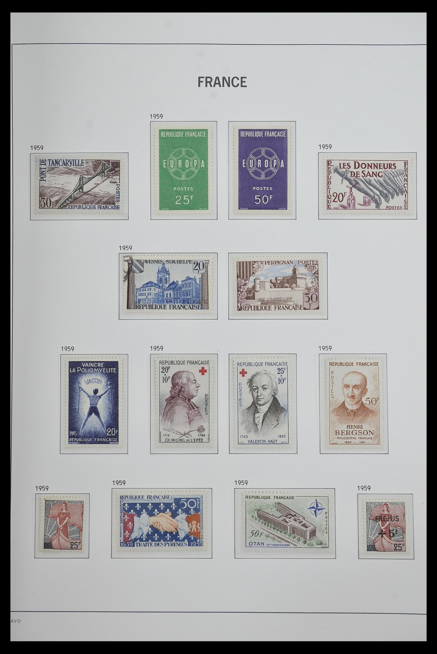 33480 091 - Stamp collection 33480 France 1849-1993.