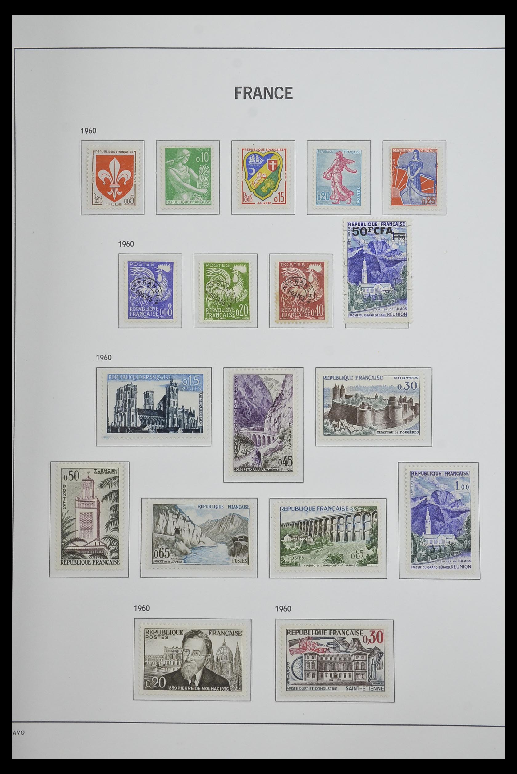 33480 092 - Stamp collection 33480 France 1849-1993.