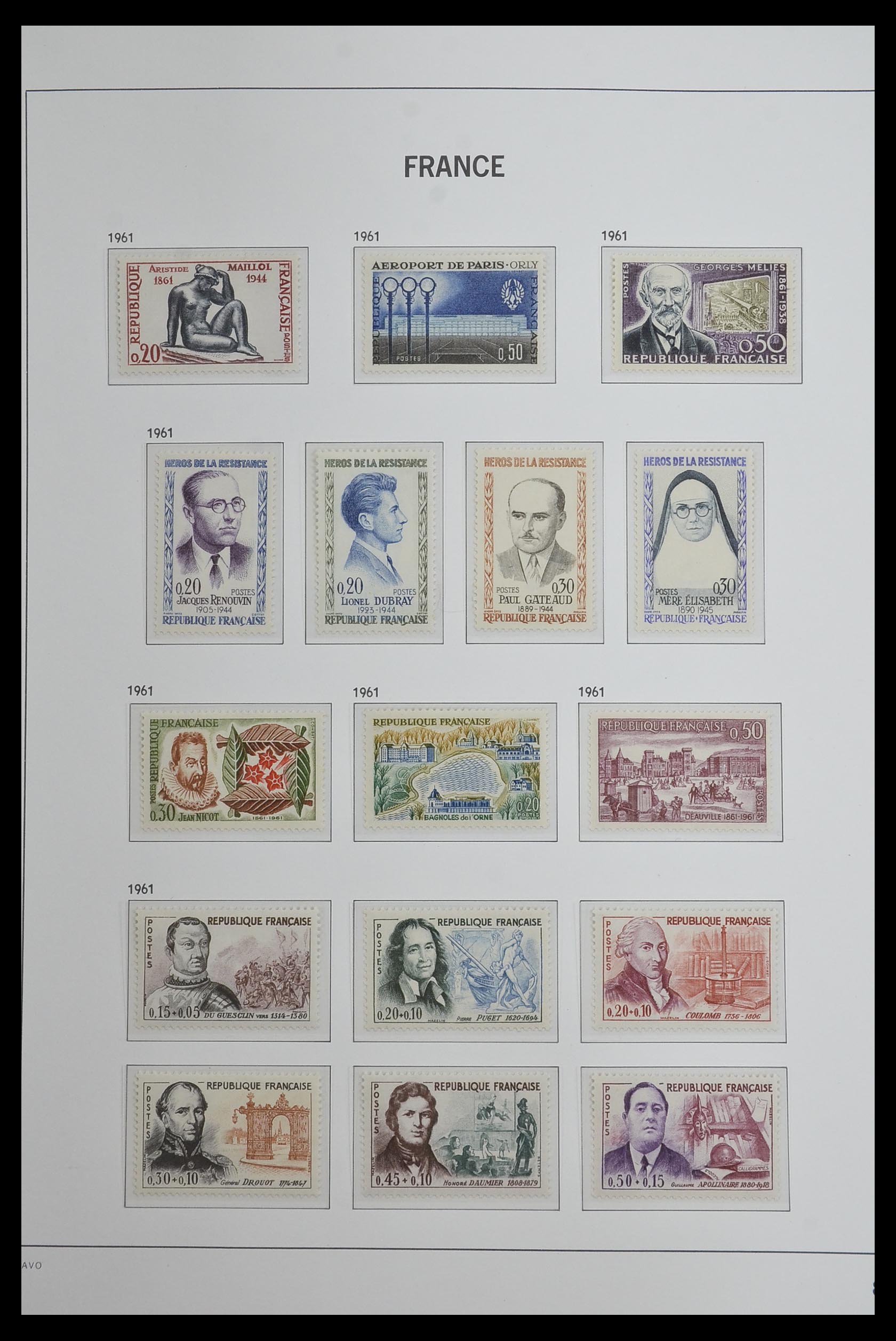 33480 096 - Stamp collection 33480 France 1849-1993.