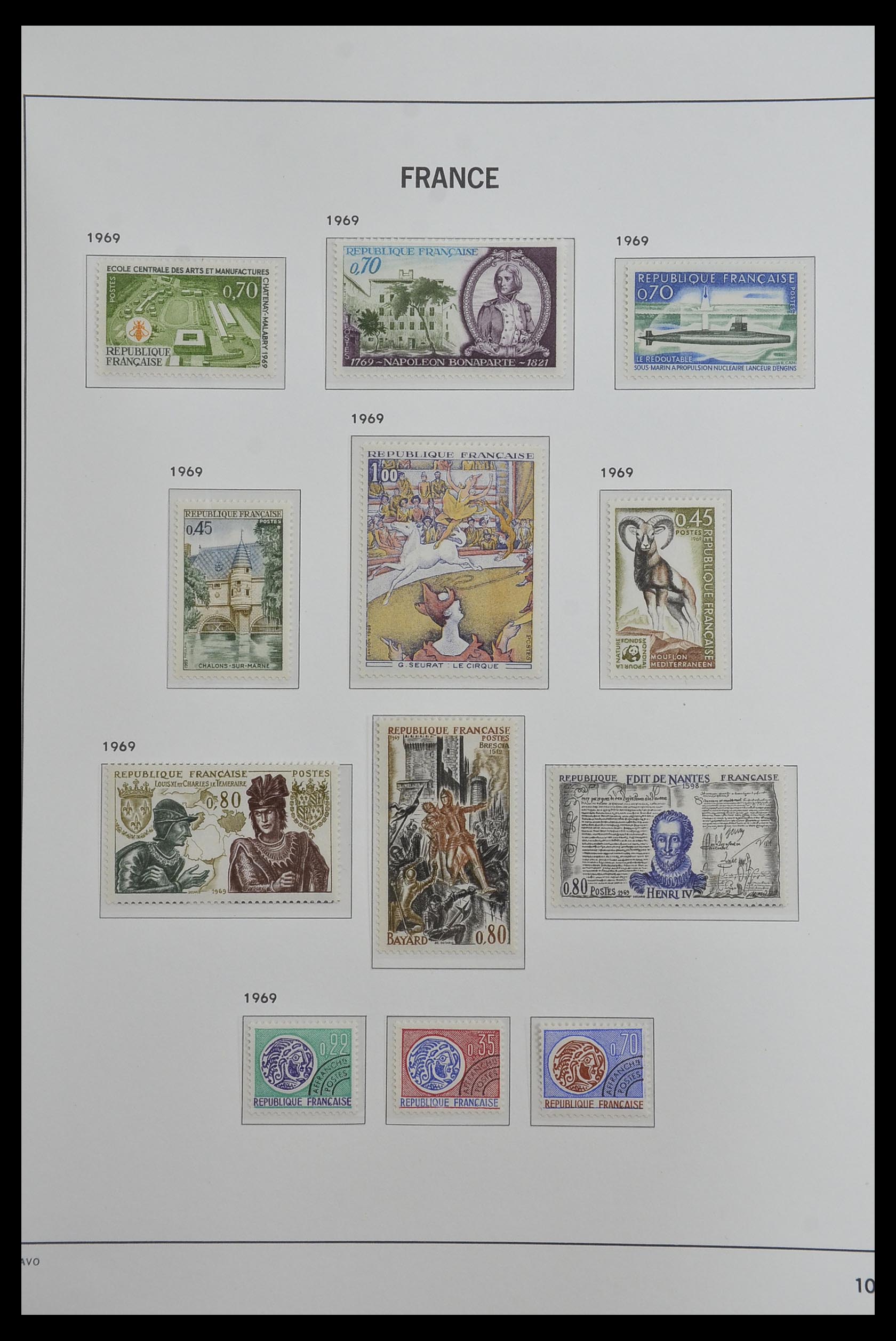 33480 122 - Stamp collection 33480 France 1849-1993.