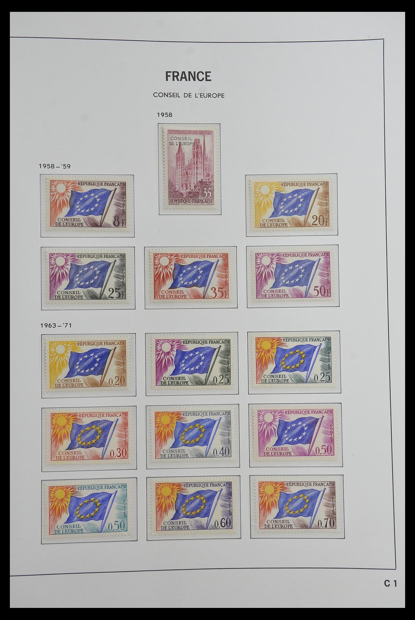 33480 125 - Stamp collection 33480 France 1849-1993.