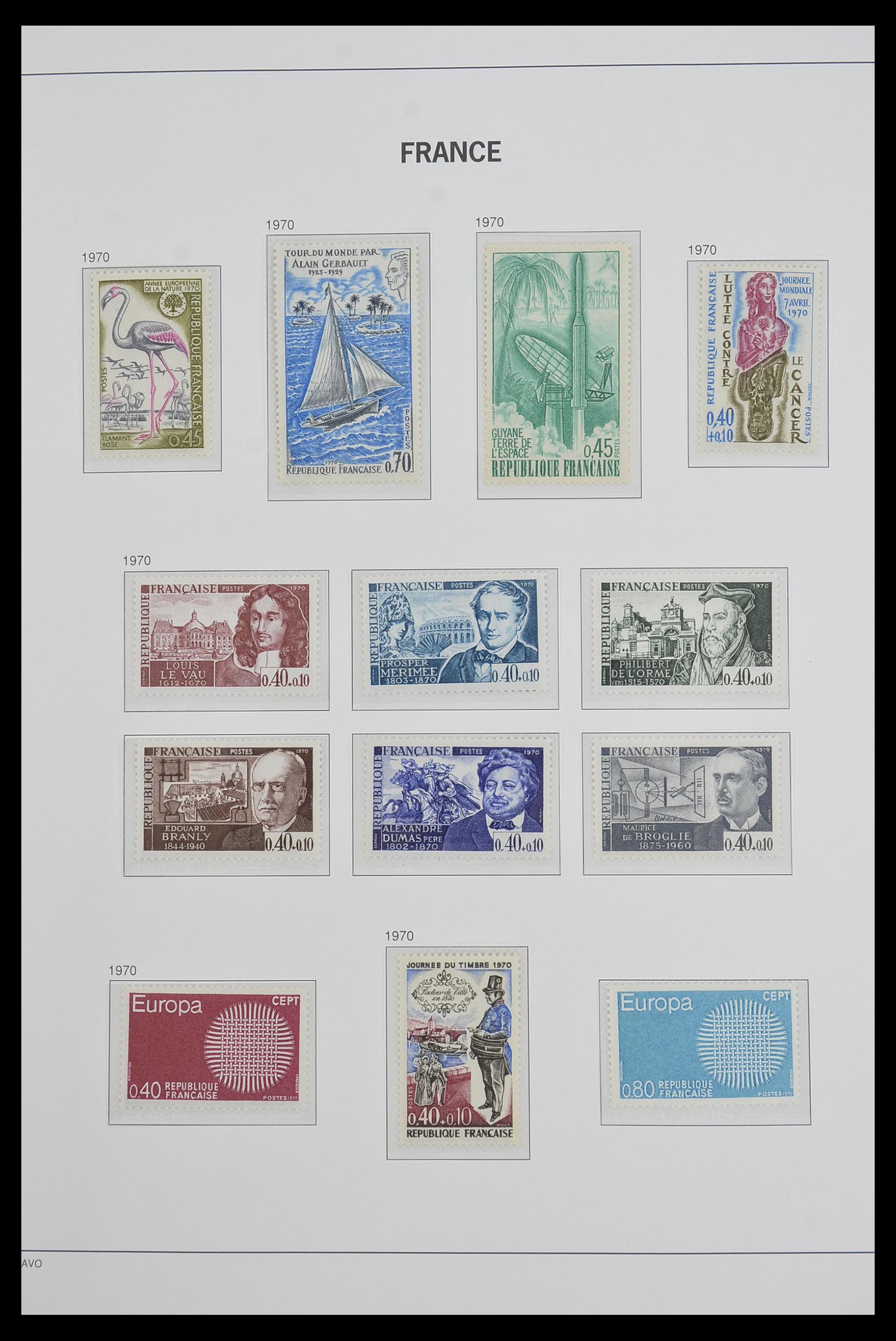 33480 129 - Stamp collection 33480 France 1849-1993.