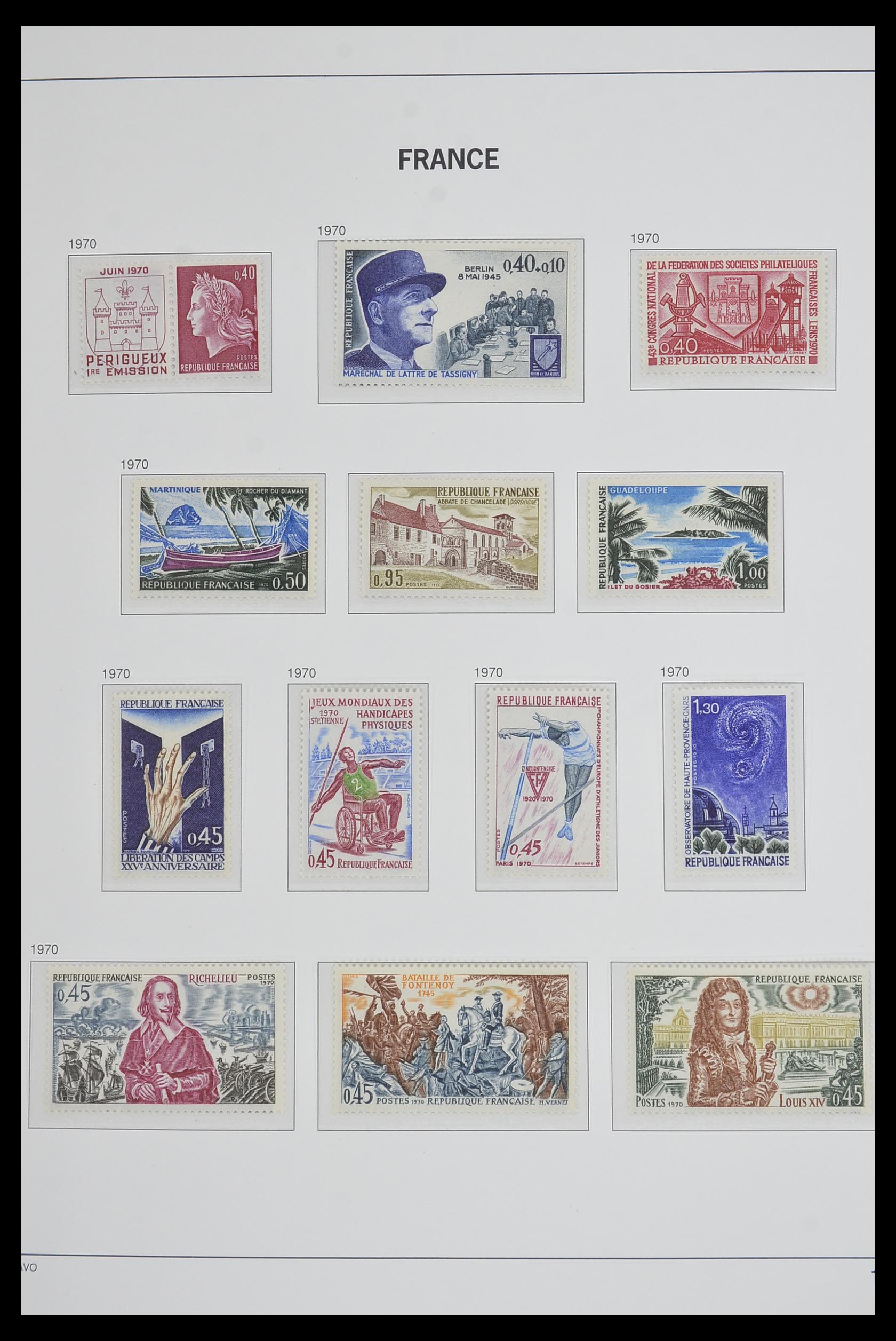 33480 130 - Stamp collection 33480 France 1849-1993.