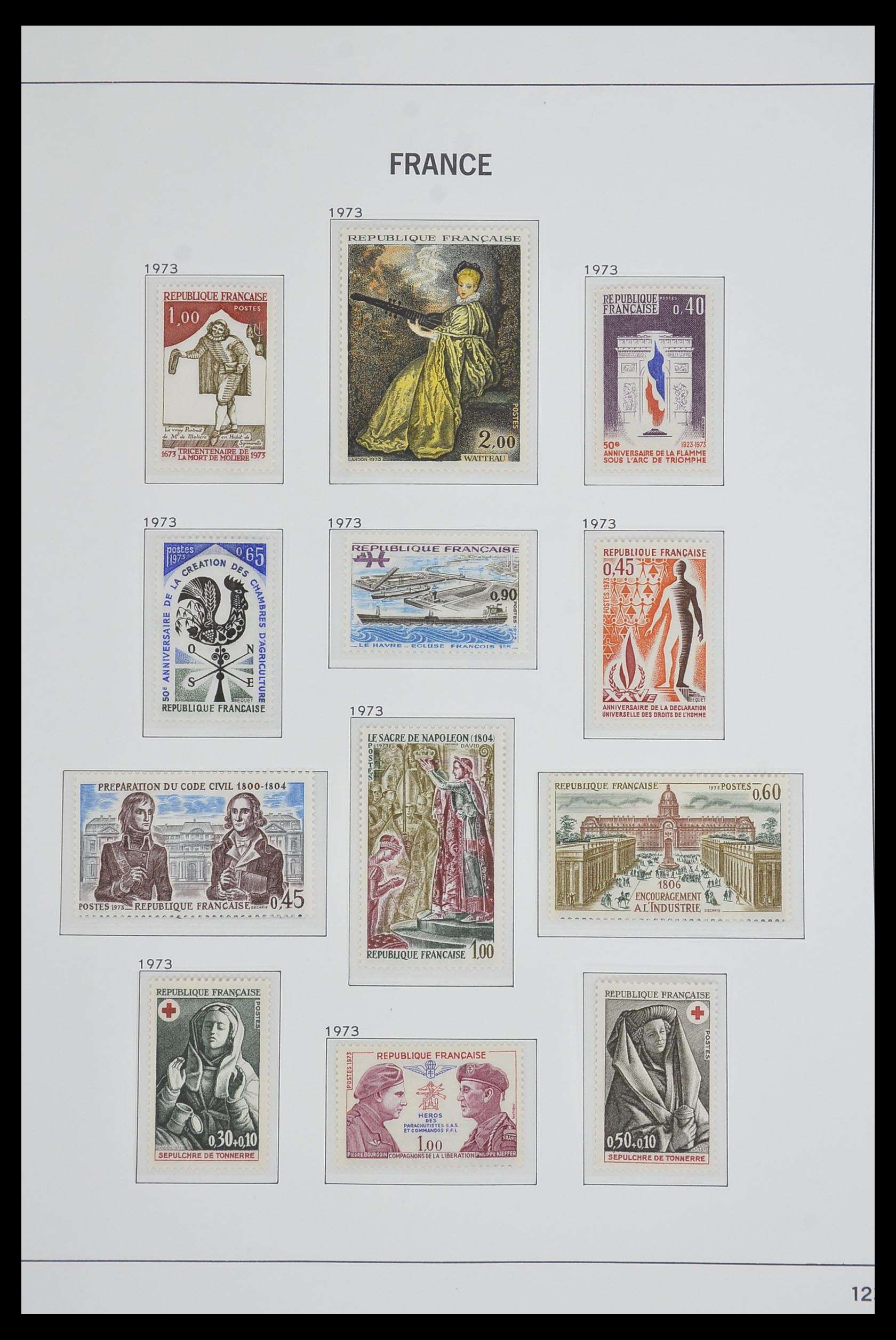 33480 141 - Postzegelverzameling 33480 Frankrijk 1849-1993.