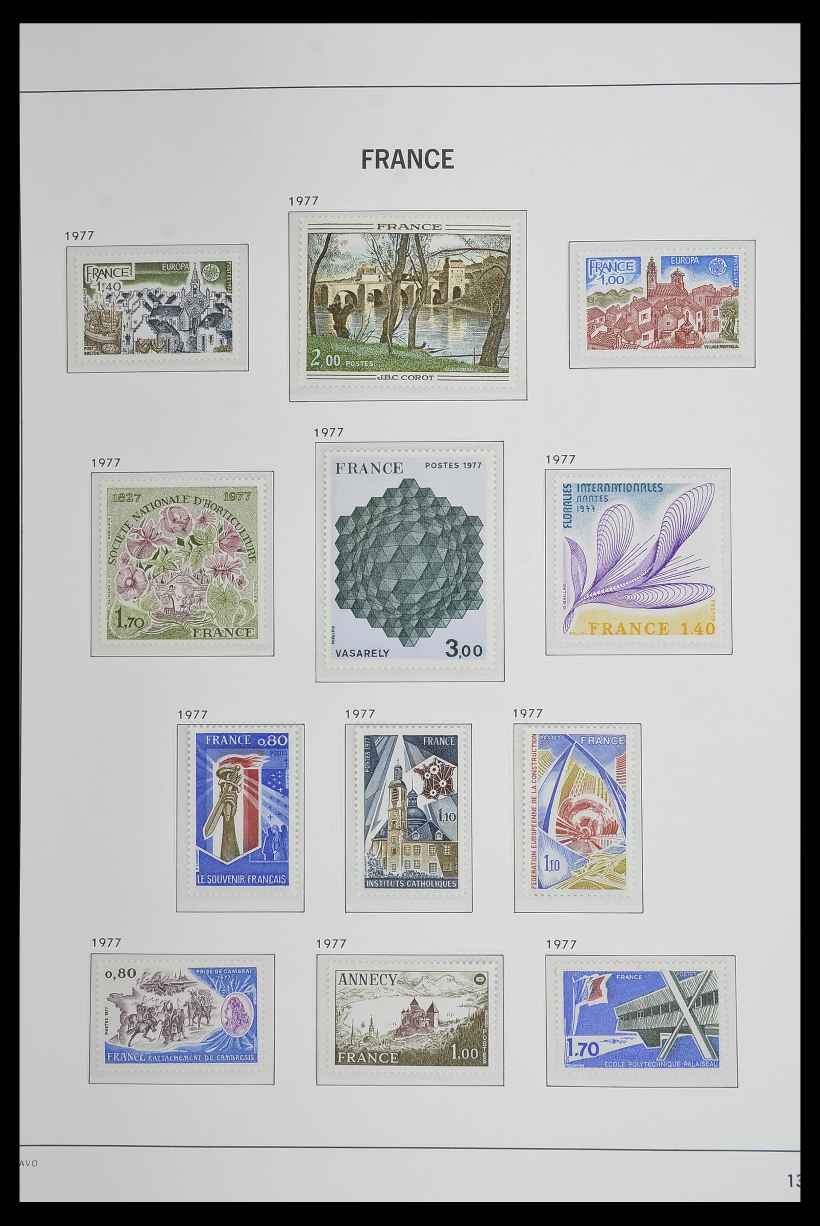33480 155 - Postzegelverzameling 33480 Frankrijk 1849-1993.