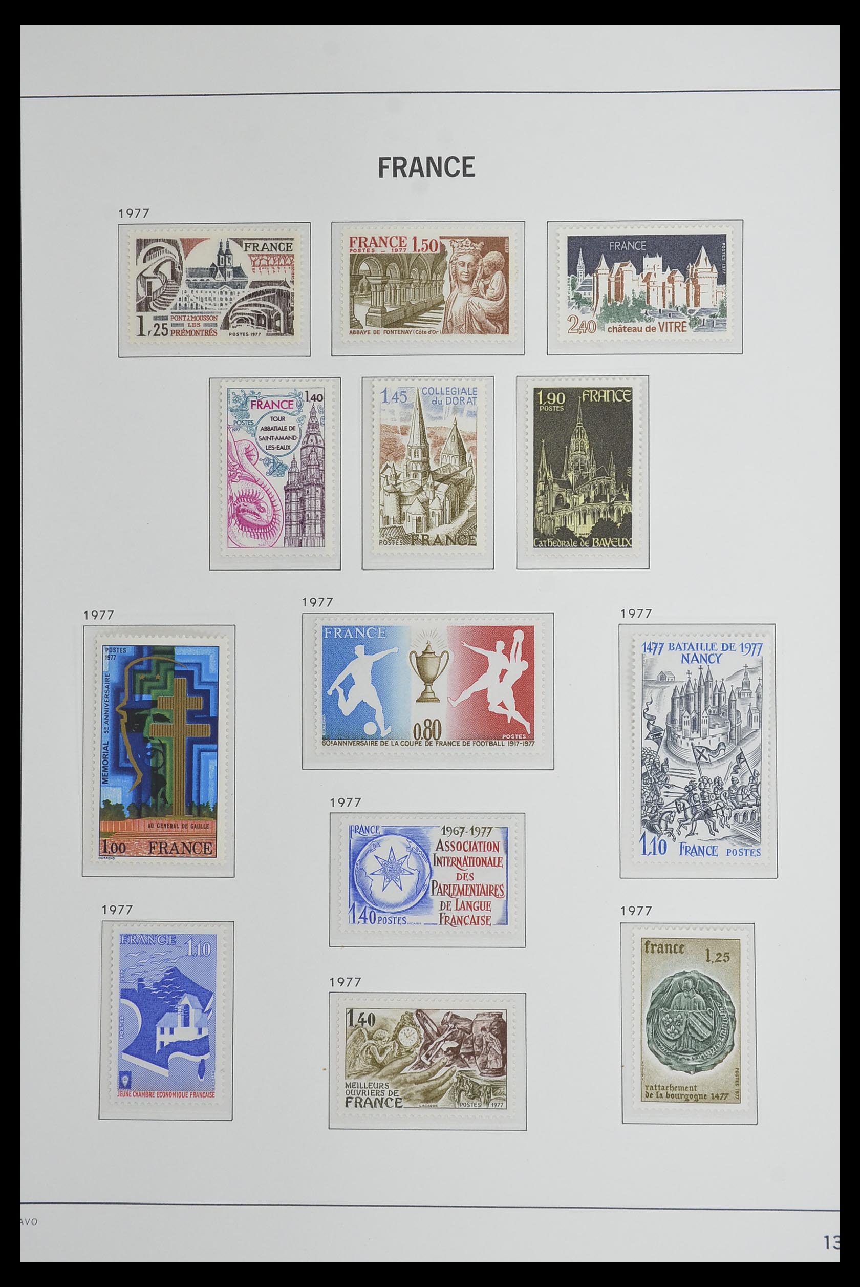33480 156 - Postzegelverzameling 33480 Frankrijk 1849-1993.
