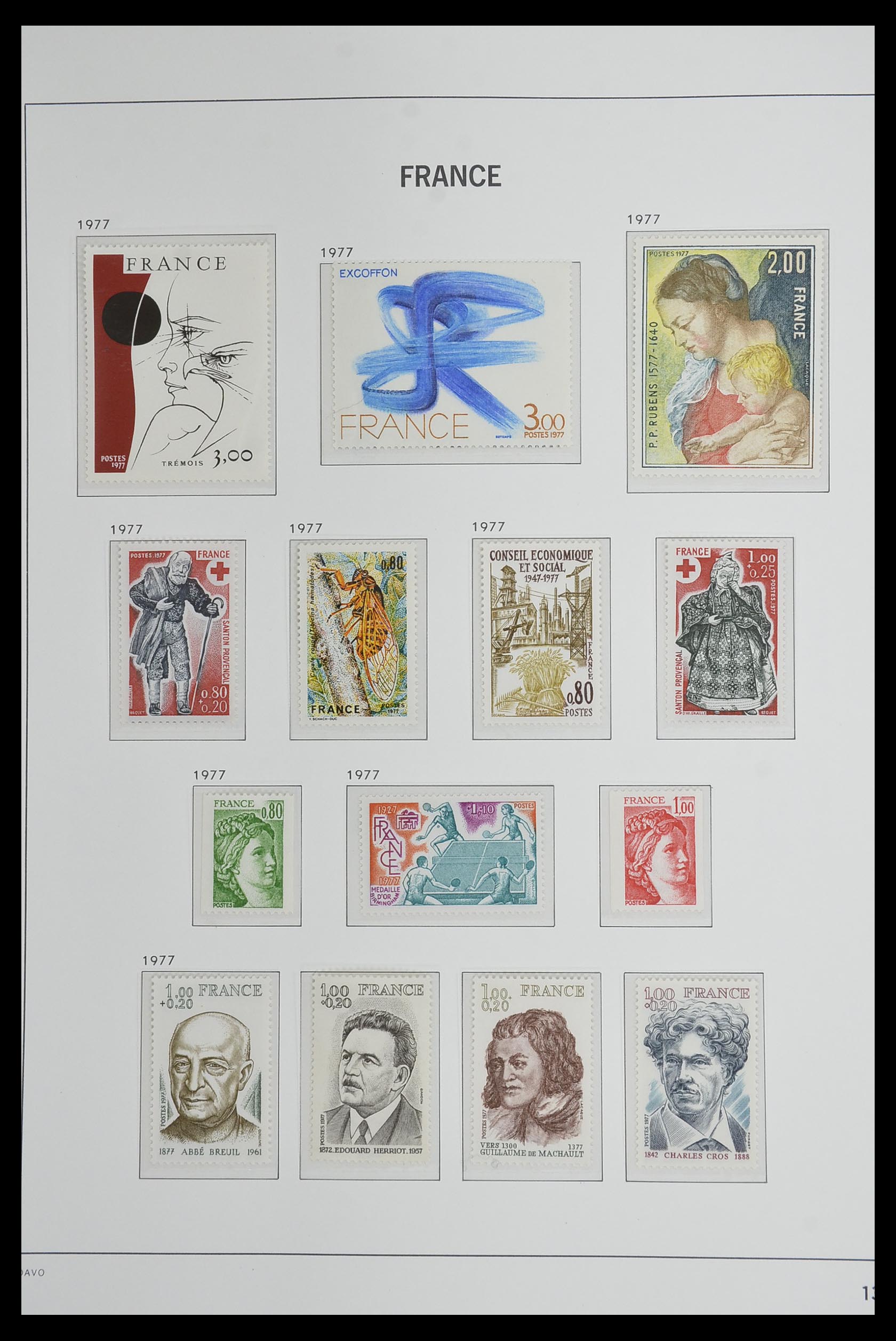 33480 157 - Postzegelverzameling 33480 Frankrijk 1849-1993.