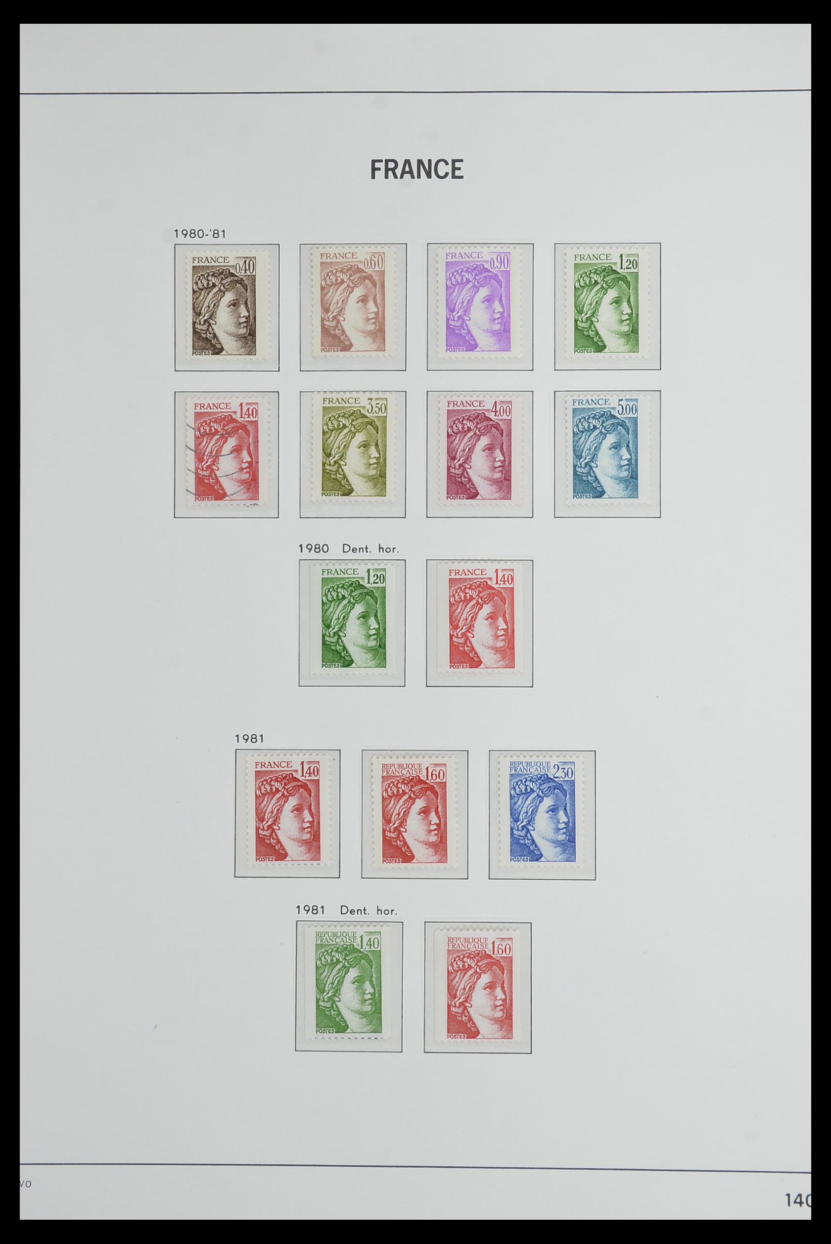33480 159 - Postzegelverzameling 33480 Frankrijk 1849-1993.