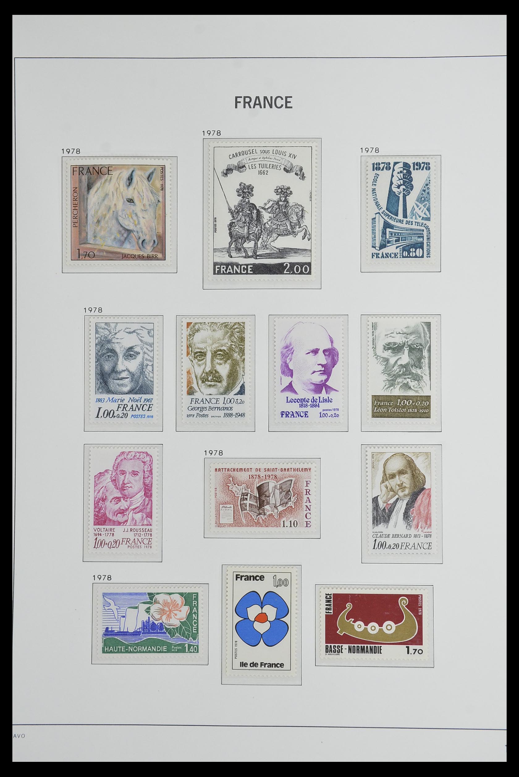 33480 160 - Postzegelverzameling 33480 Frankrijk 1849-1993.