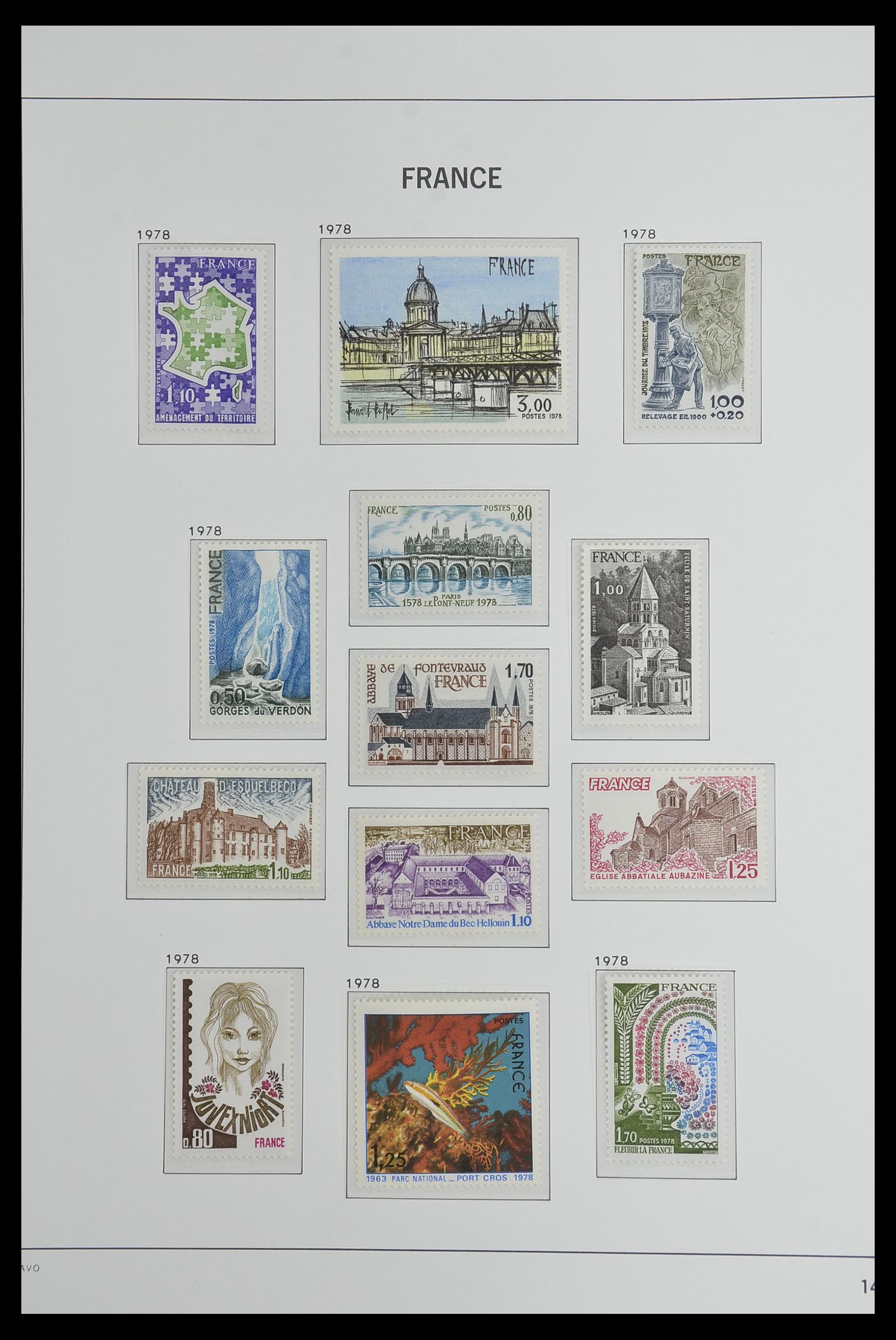 33480 161 - Stamp collection 33480 France 1849-1993.