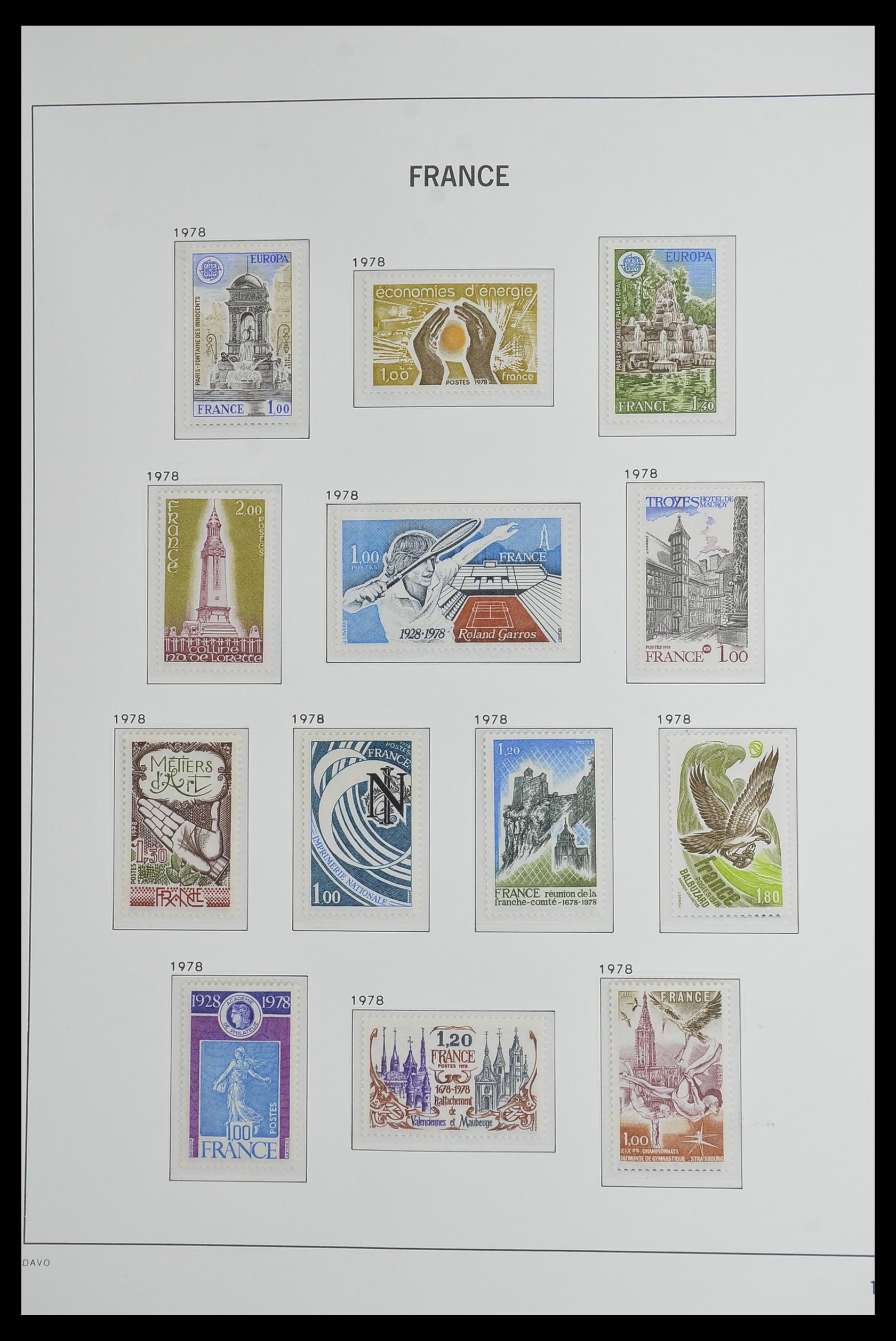 33480 162 - Stamp collection 33480 France 1849-1993.