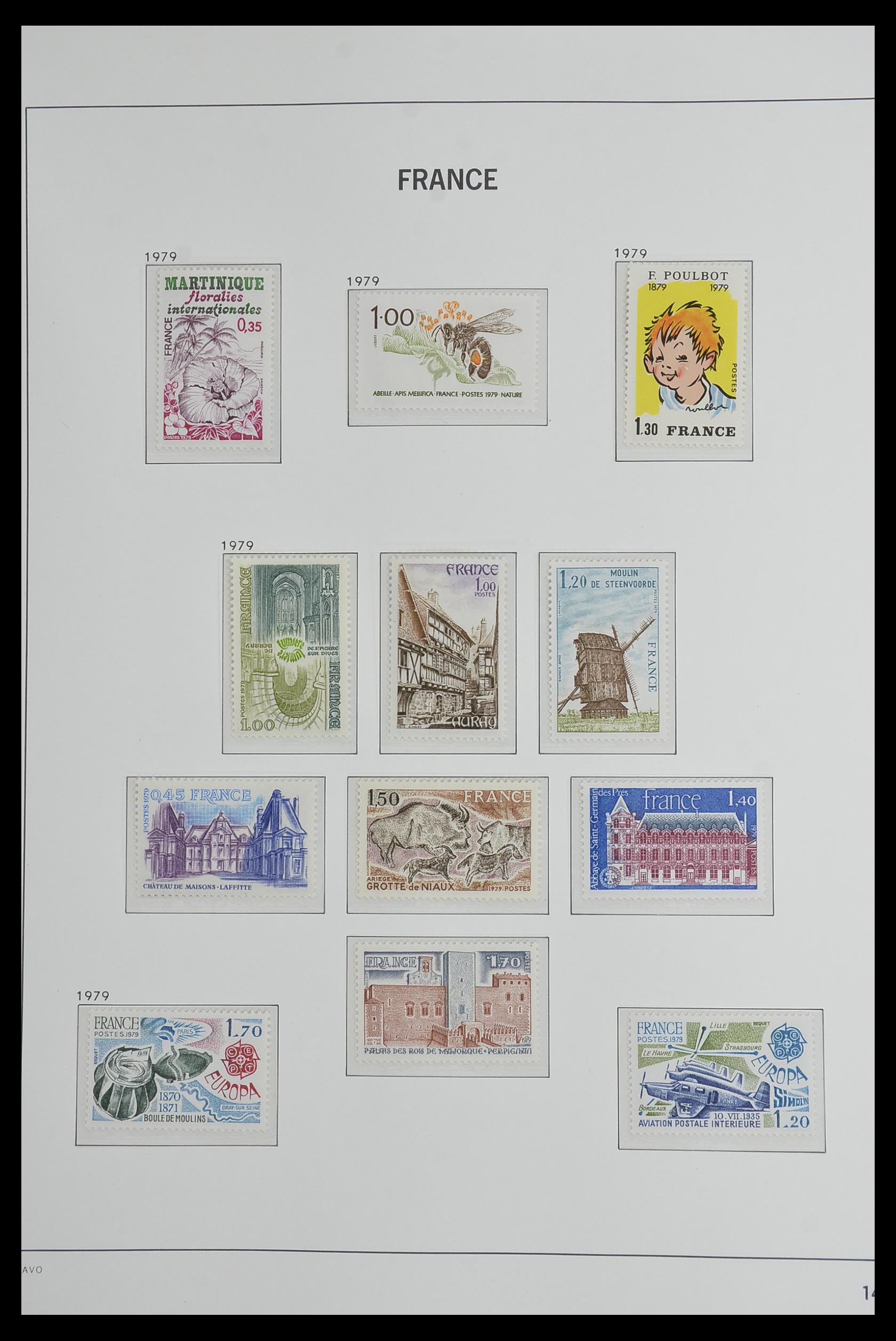 33480 165 - Stamp collection 33480 France 1849-1993.