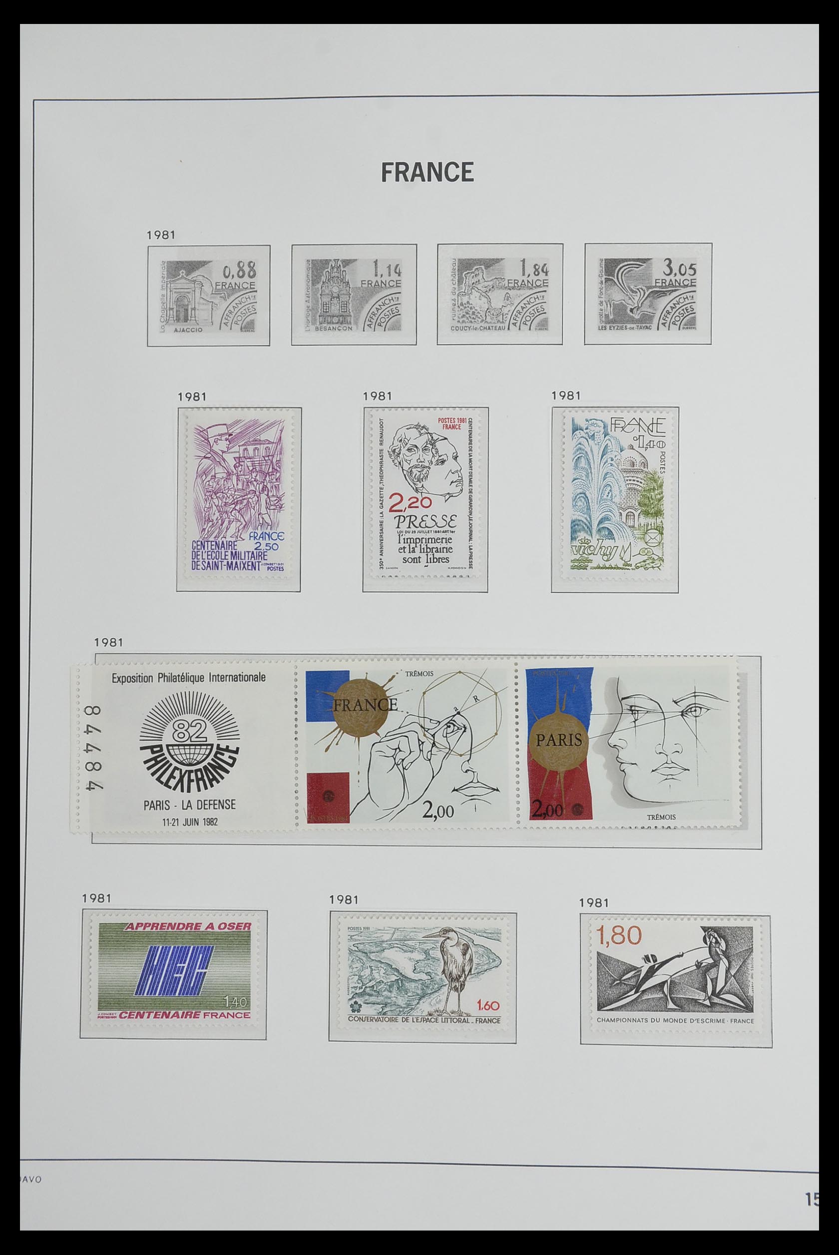 33480 174 - Stamp collection 33480 France 1849-1993.