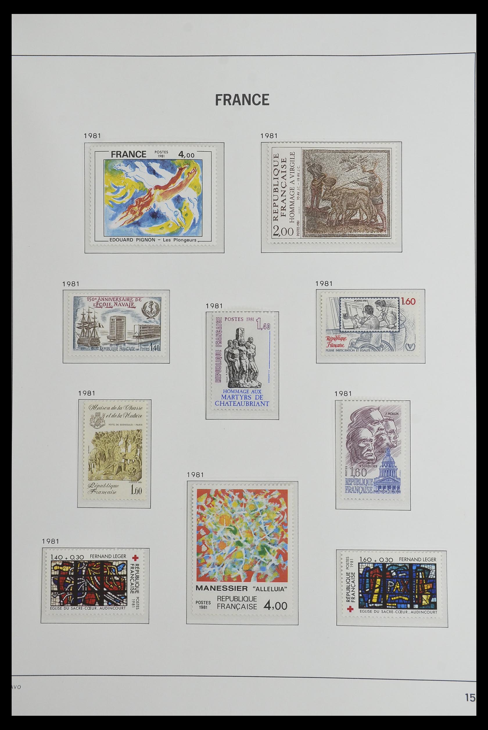 33480 176 - Stamp collection 33480 France 1849-1993.