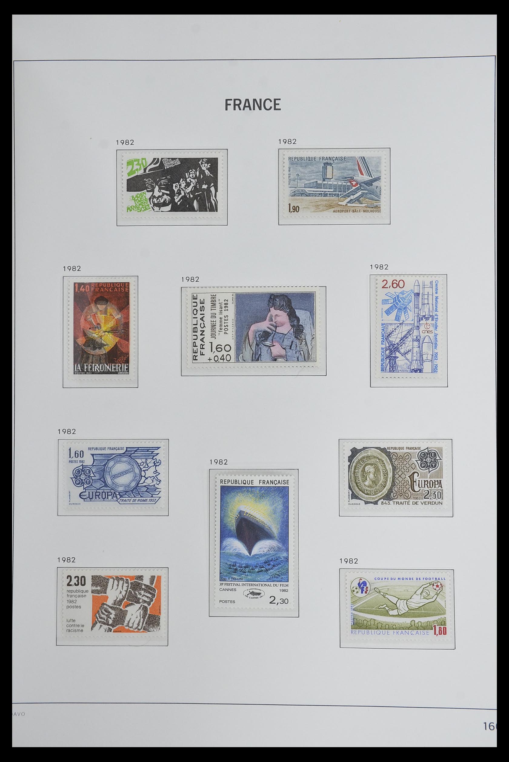 33480 182 - Postzegelverzameling 33480 Frankrijk 1849-1993.