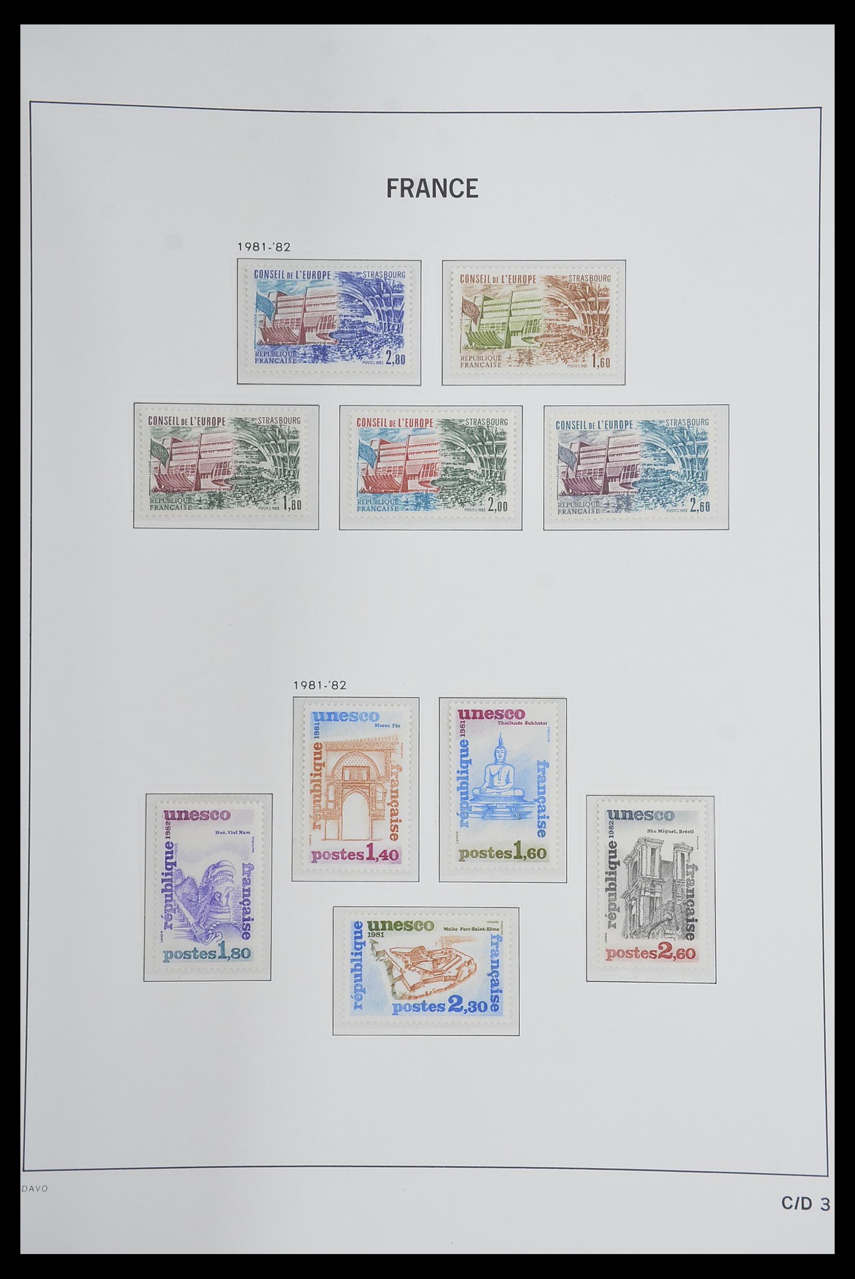 33480 198 - Postzegelverzameling 33480 Frankrijk 1849-1993.