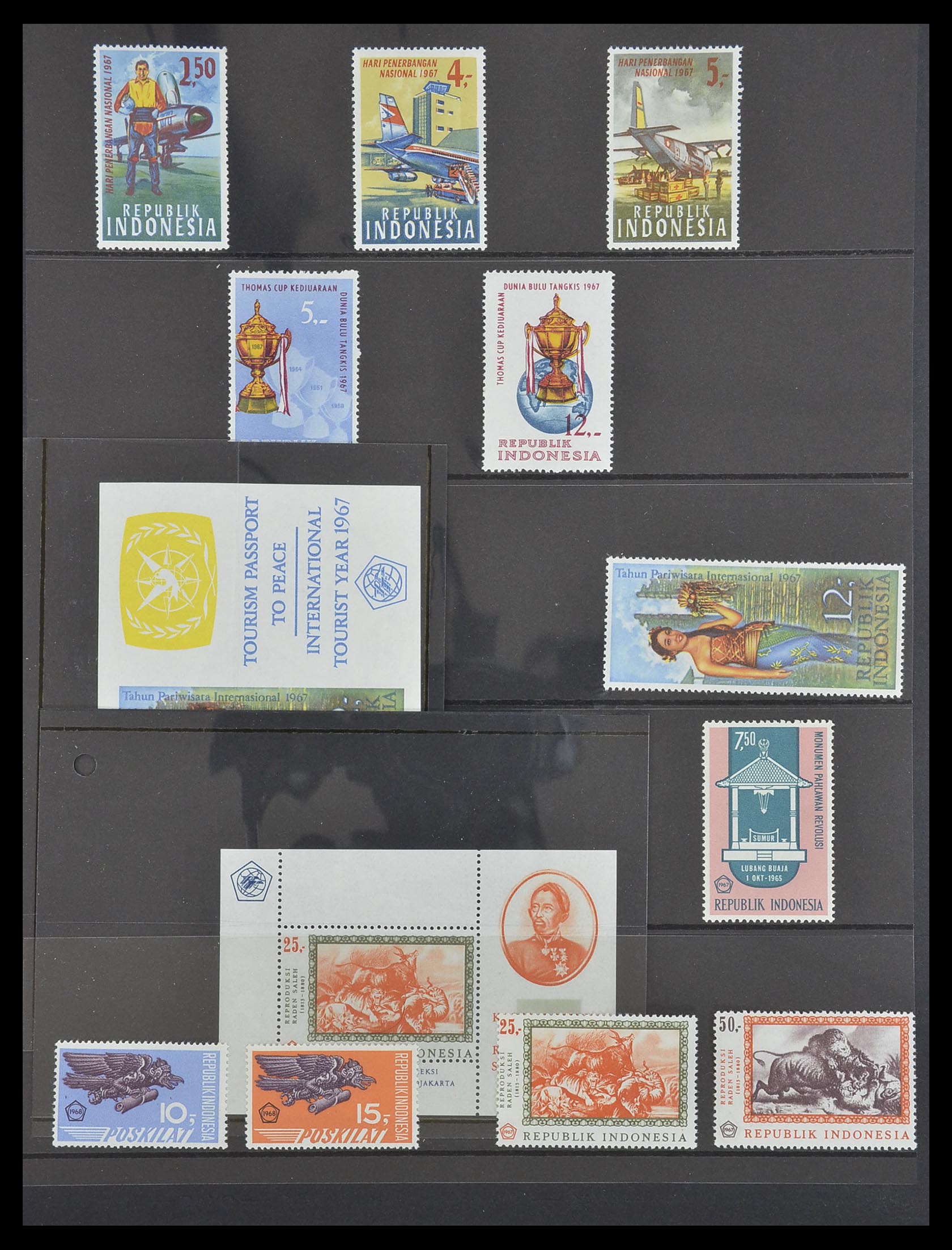 33483 038 - Postzegelverzameling 33483 Indonesië 1945-1999.