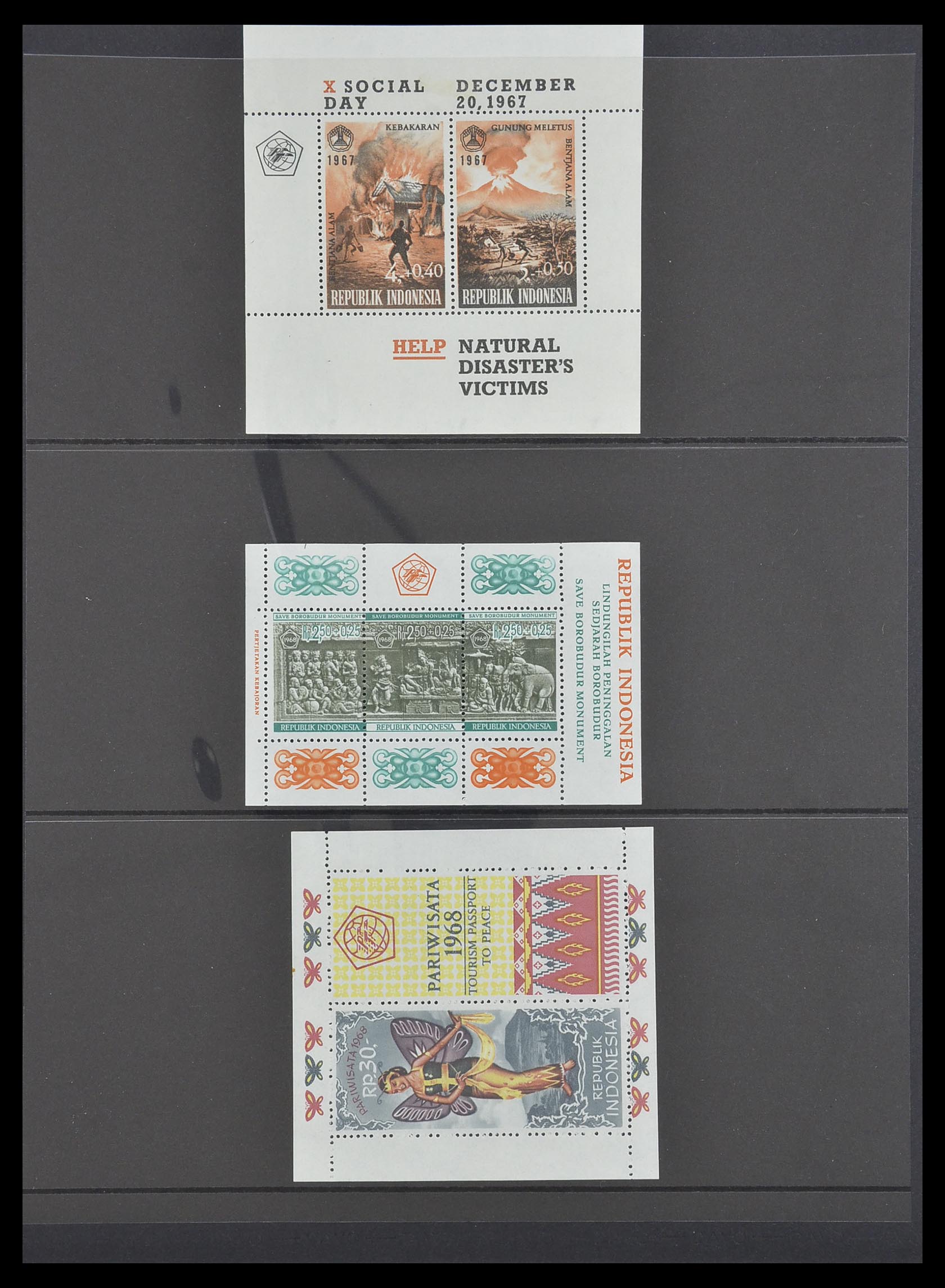 33483 039 - Postzegelverzameling 33483 Indonesië 1945-1999.